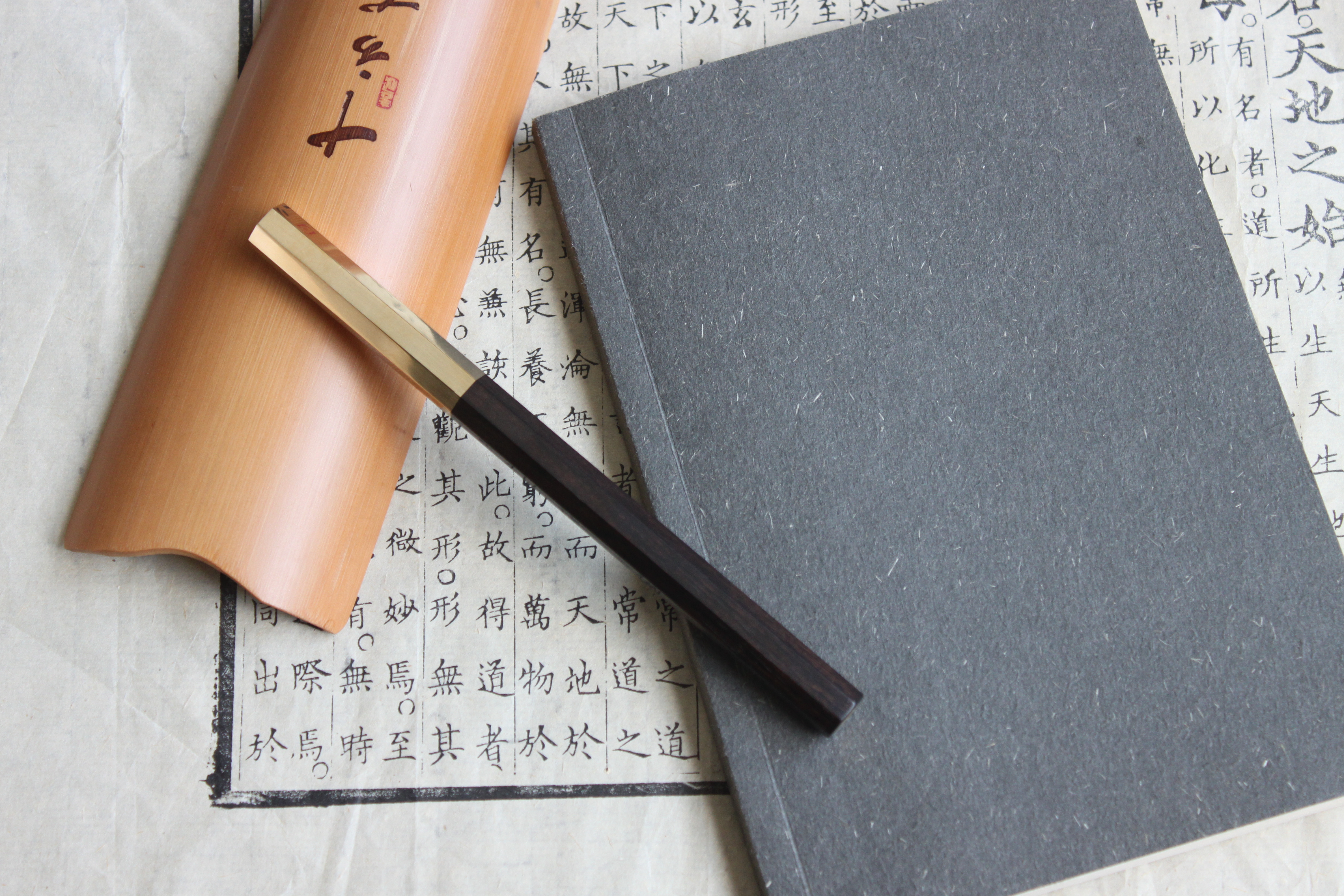 Craftsmanship，Octagonal wooden pen，Signature pen，Roller ball pen，Mahogany gift，Craftsmanship home flagship store，