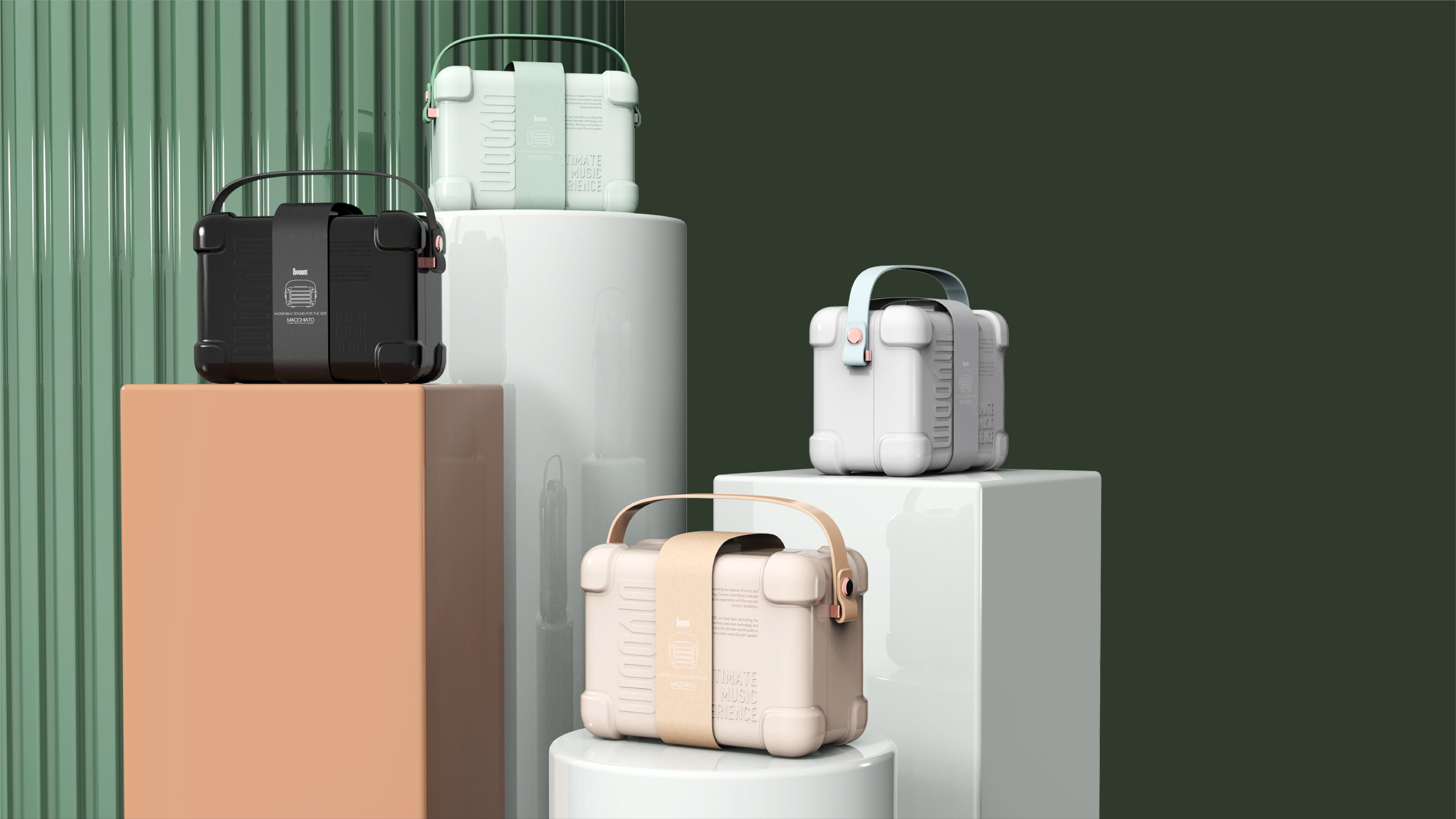 packing design，suitcase，Bluetooth audio，Macchiatto，