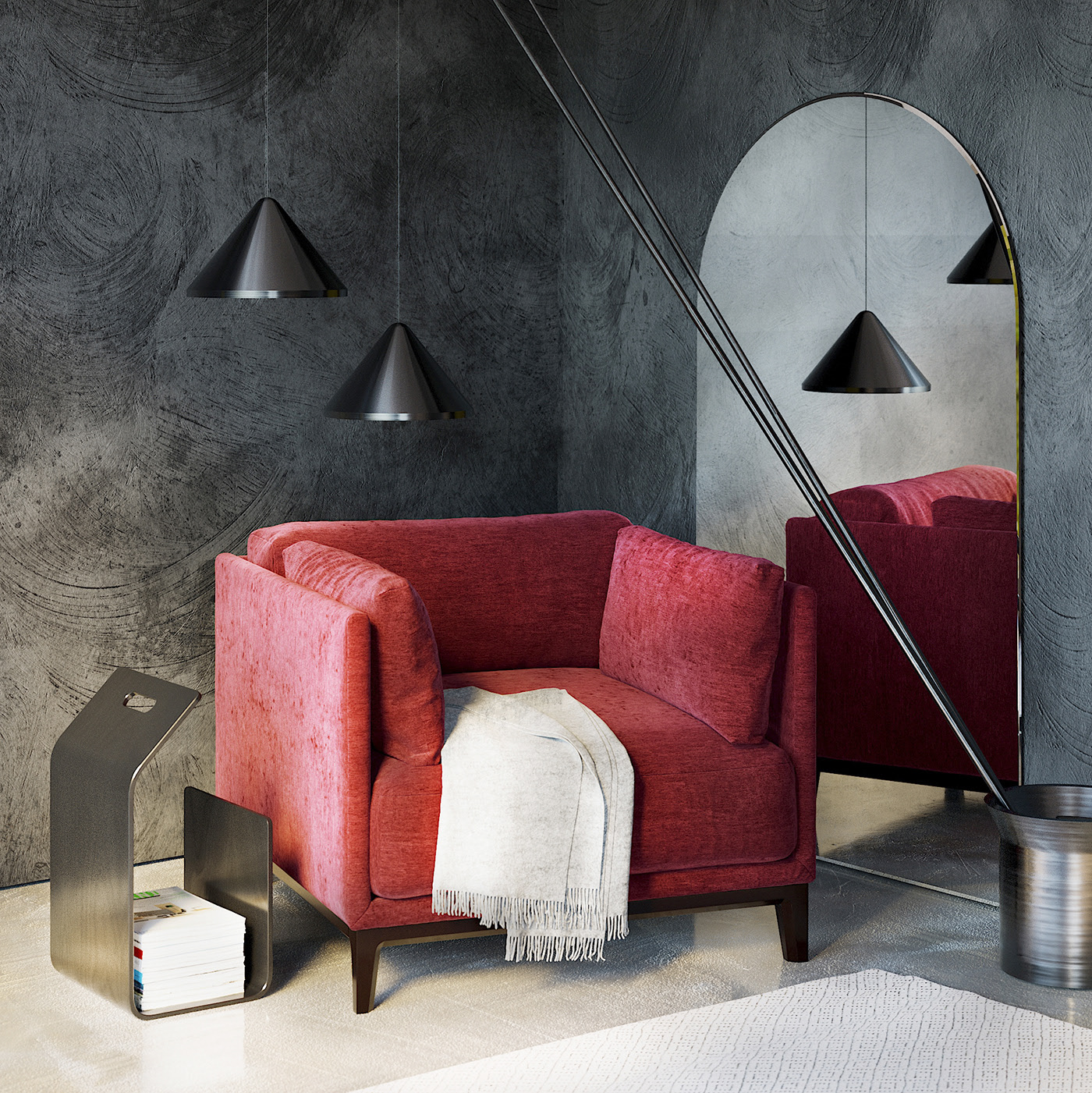 indoor，Design，Architecture，a living room，The IDEA warm，