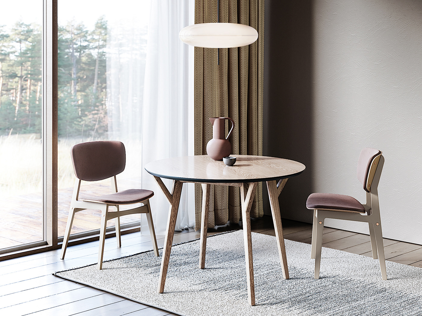 indoor，Design，Architecture，a living room，The IDEA warm，