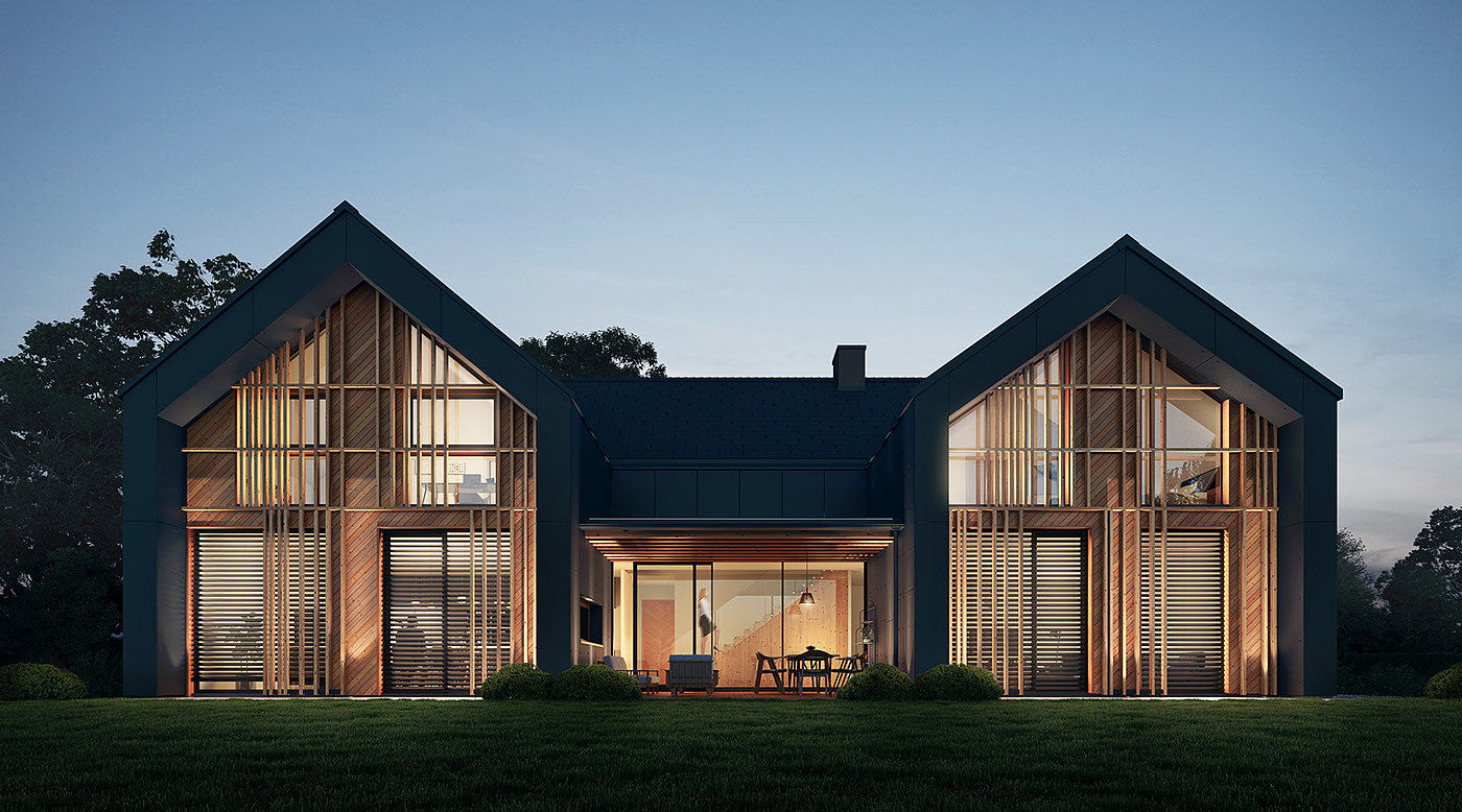 Architecture，cozy，Simplicity，Gray tone，wooden ，