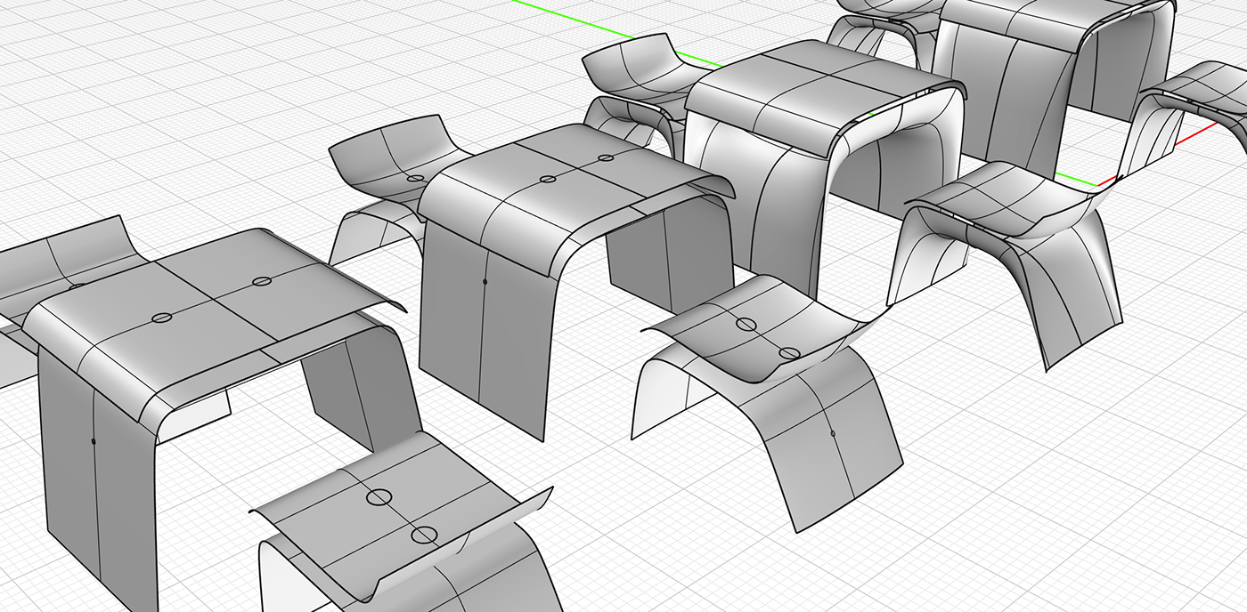 Table，chair，Water cup，manufacture，modeling，