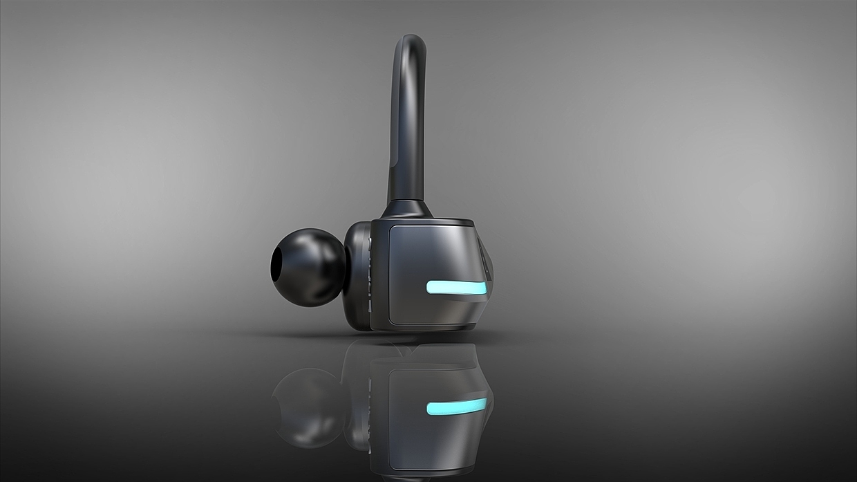 Bluetooth，Wireless headset，product design，industrial design，Reprint，
