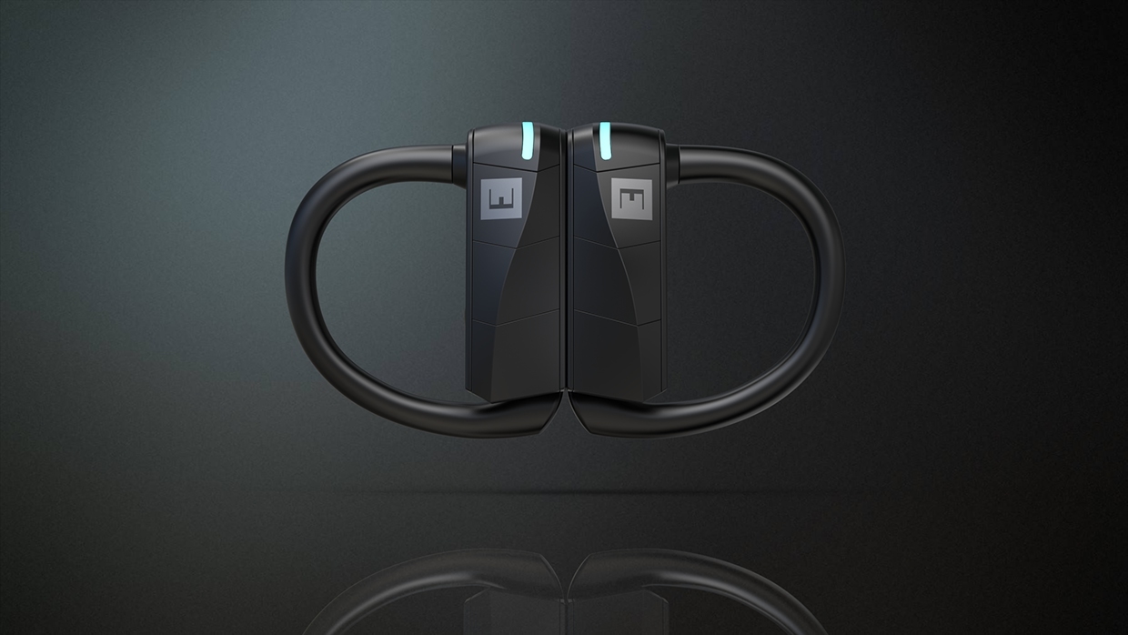 Bluetooth，Wireless headset，product design，industrial design，Reprint，