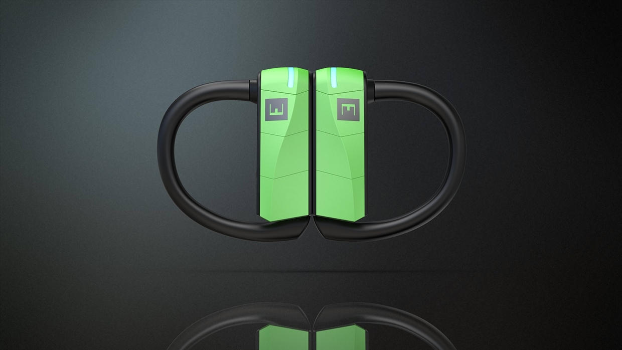 Bluetooth，Wireless headset，product design，industrial design，Reprint，