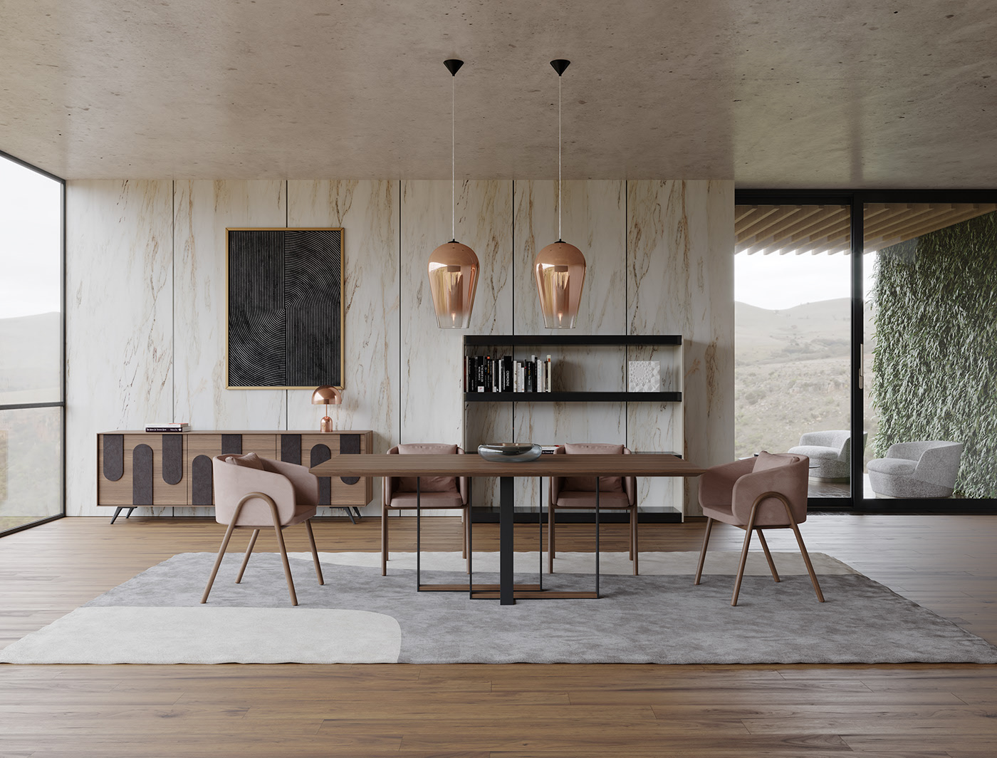 table，family，3d，decorate，wooden ，