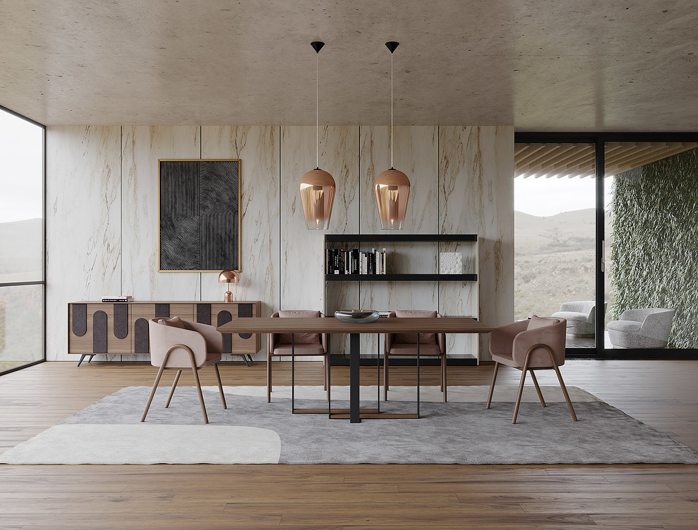 table，family，3d，decorate，wooden ，