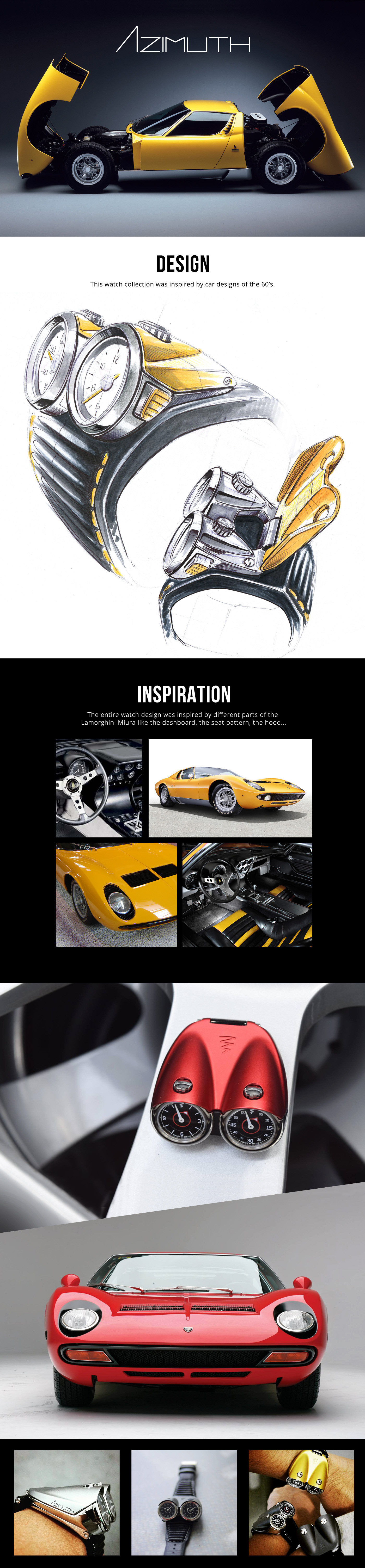 Wrist watch，Swiss Design，unique，Hand drawn，