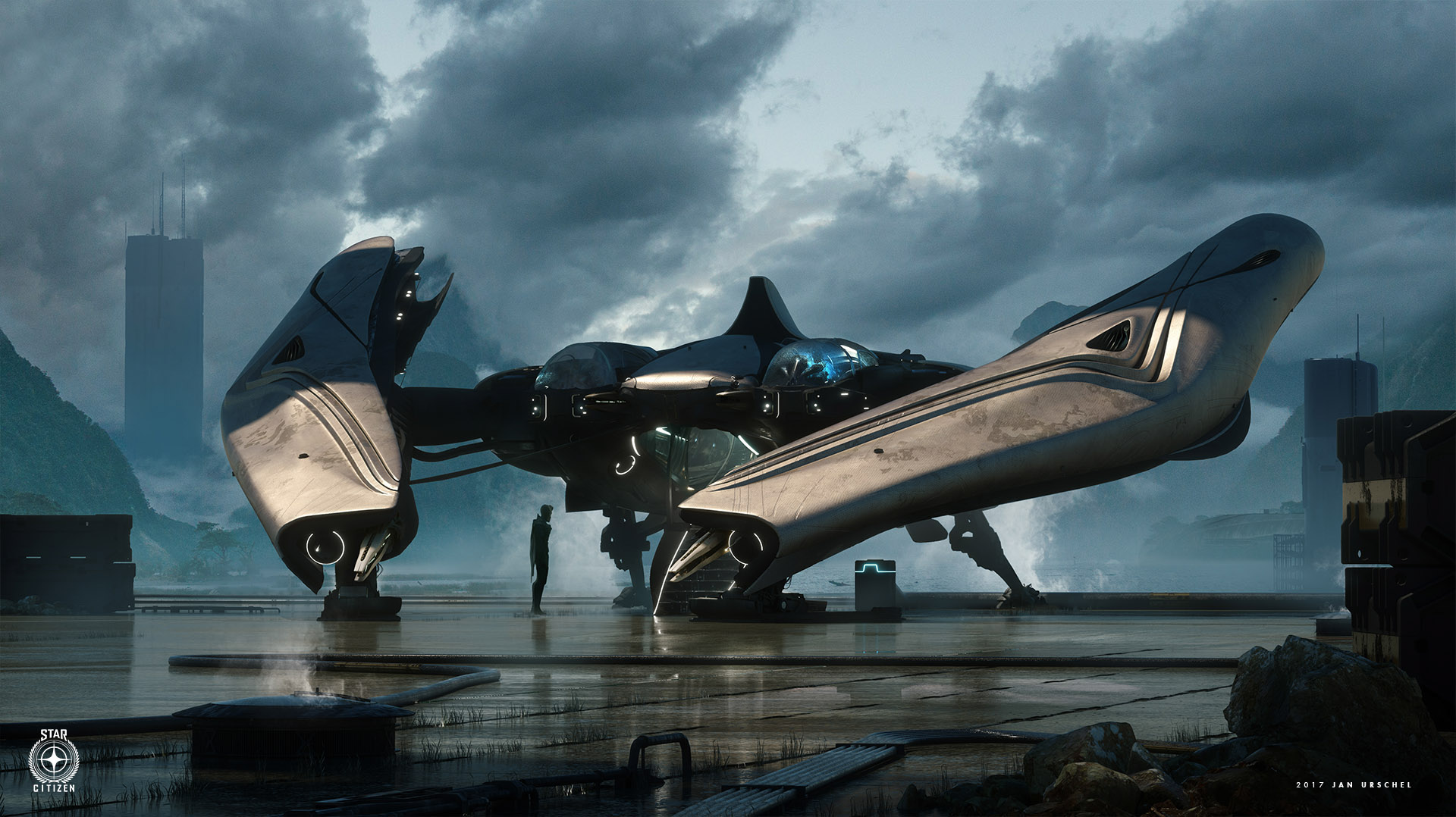 Banu defender，Star Citizen ，conceptual design，