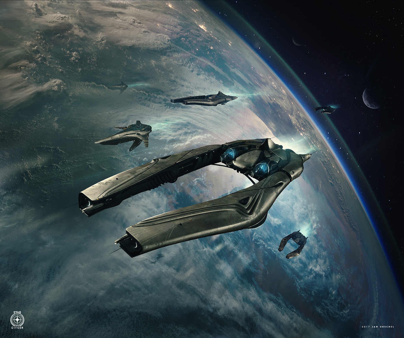 Banu defender，Star Citizen ，conceptual design，