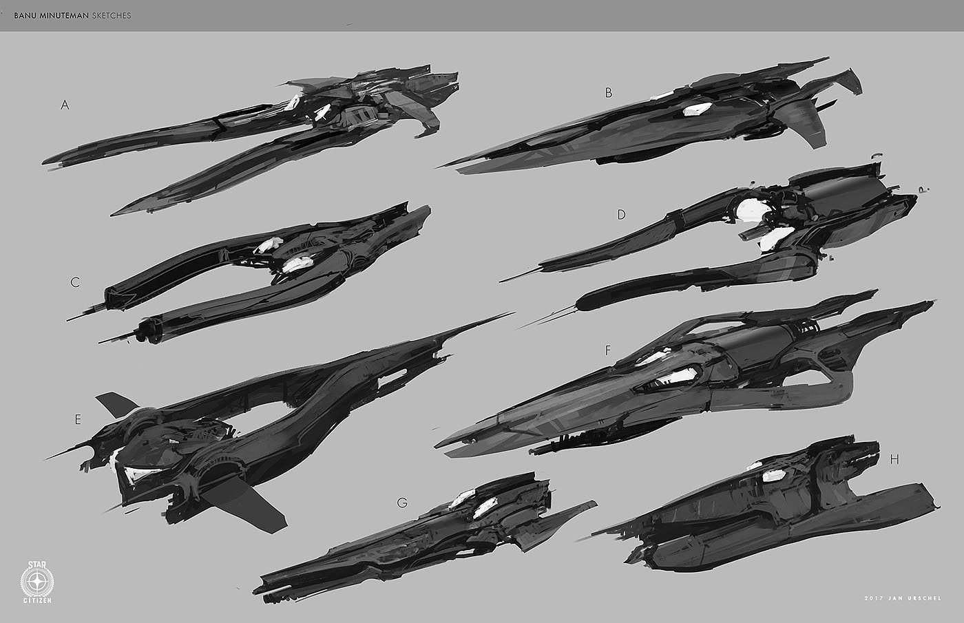 Banu defender，Star Citizen ，conceptual design，