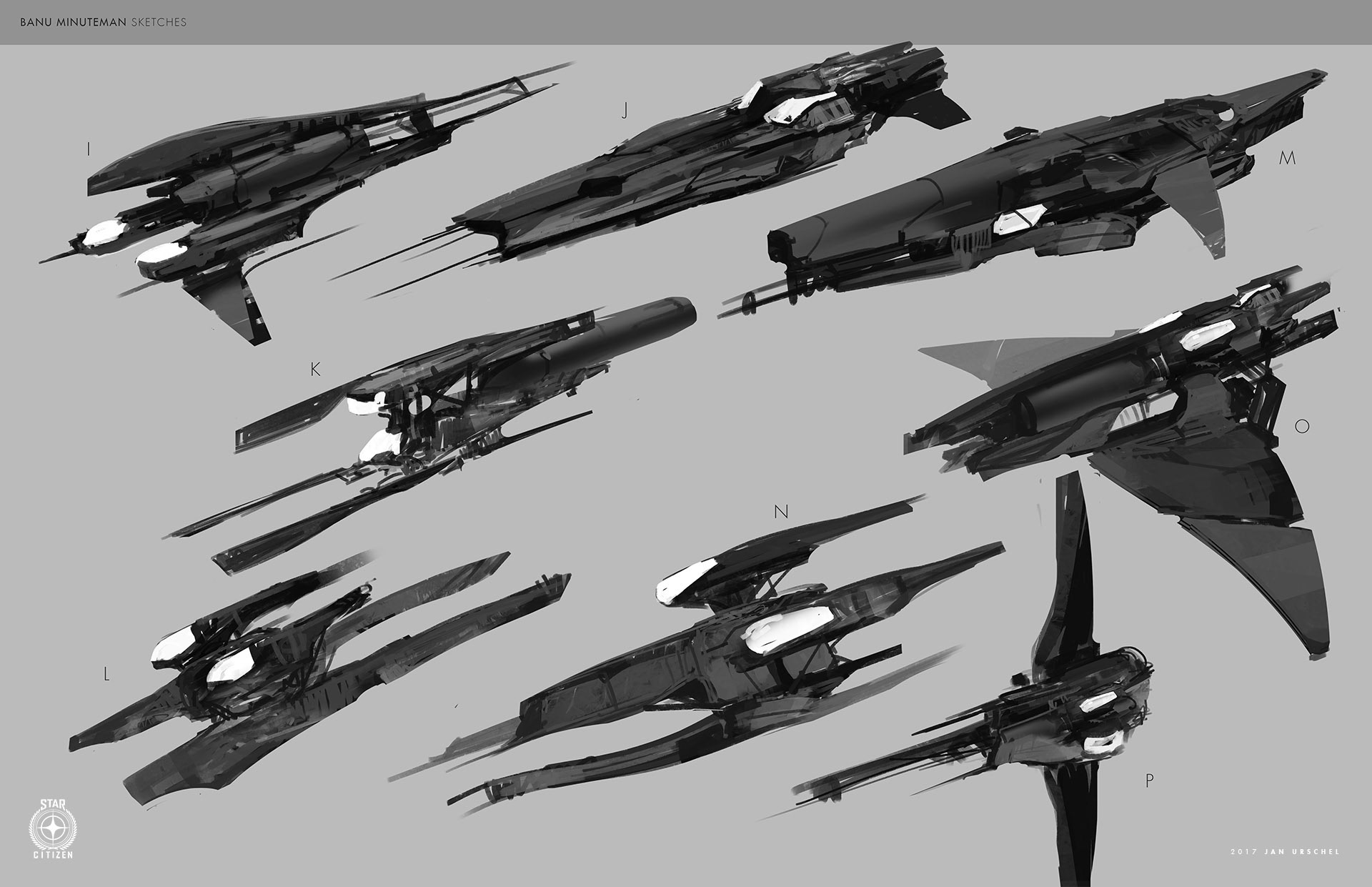Banu defender，Star Citizen ，conceptual design，