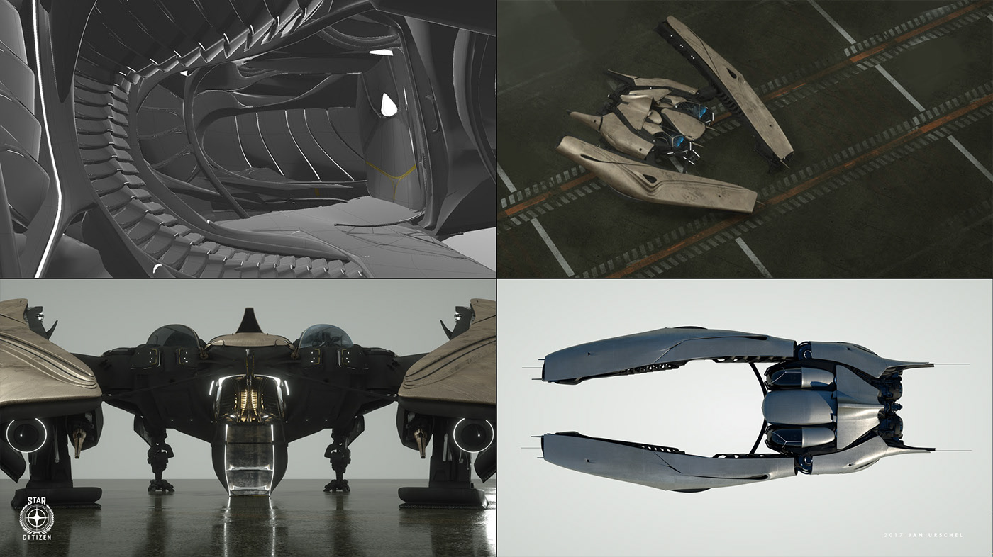 Banu defender，Star Citizen ，conceptual design，