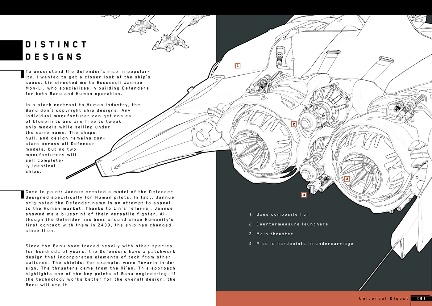 Banu defender，Star Citizen ，conceptual design，