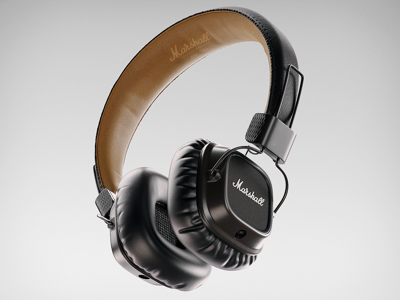 headset，wired，Giuseppe Alaimo，Marshall Major II，cgi，Render，