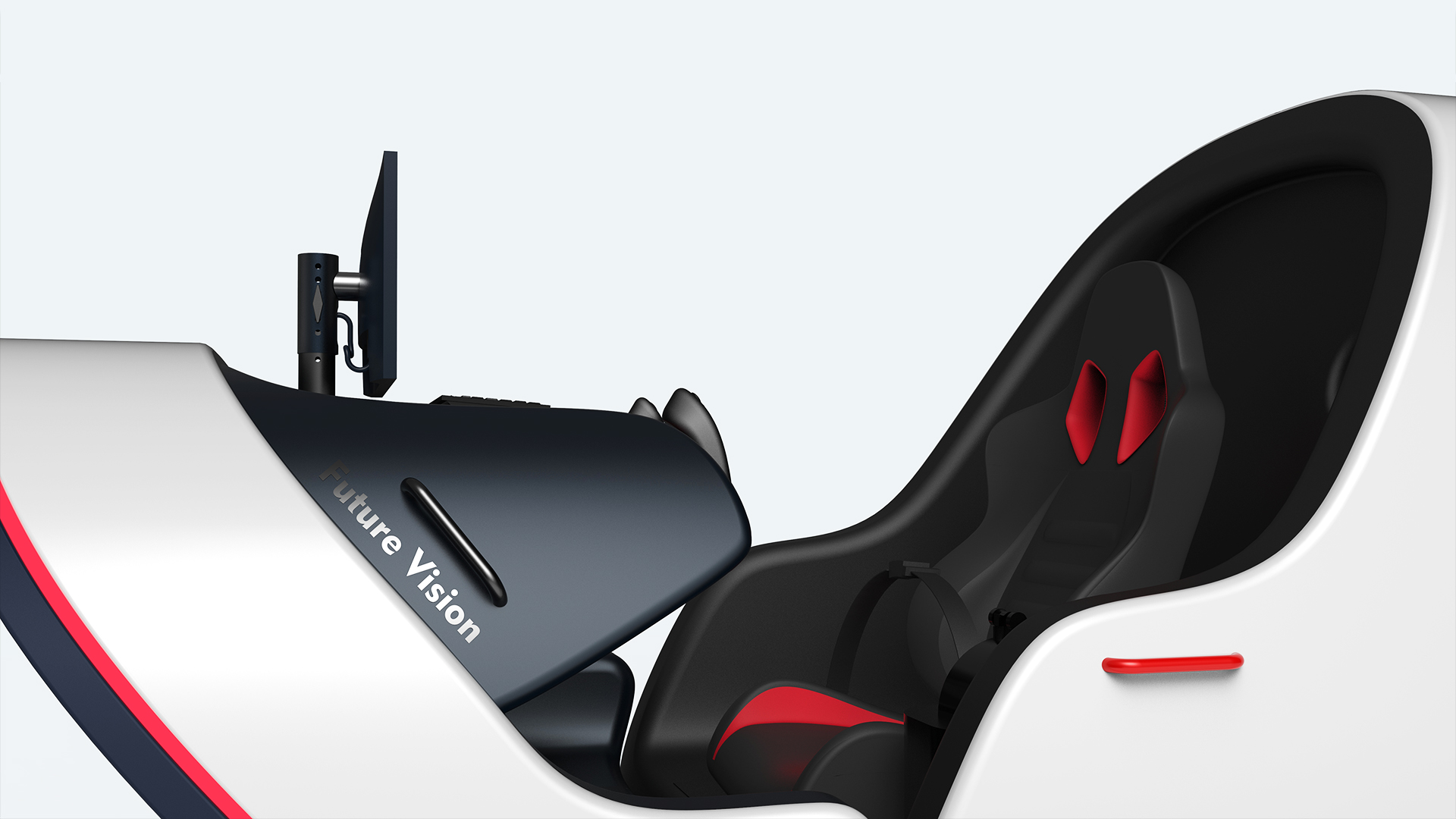 Flight simulation module，Engine room design，Good simple geometry，industrial design，