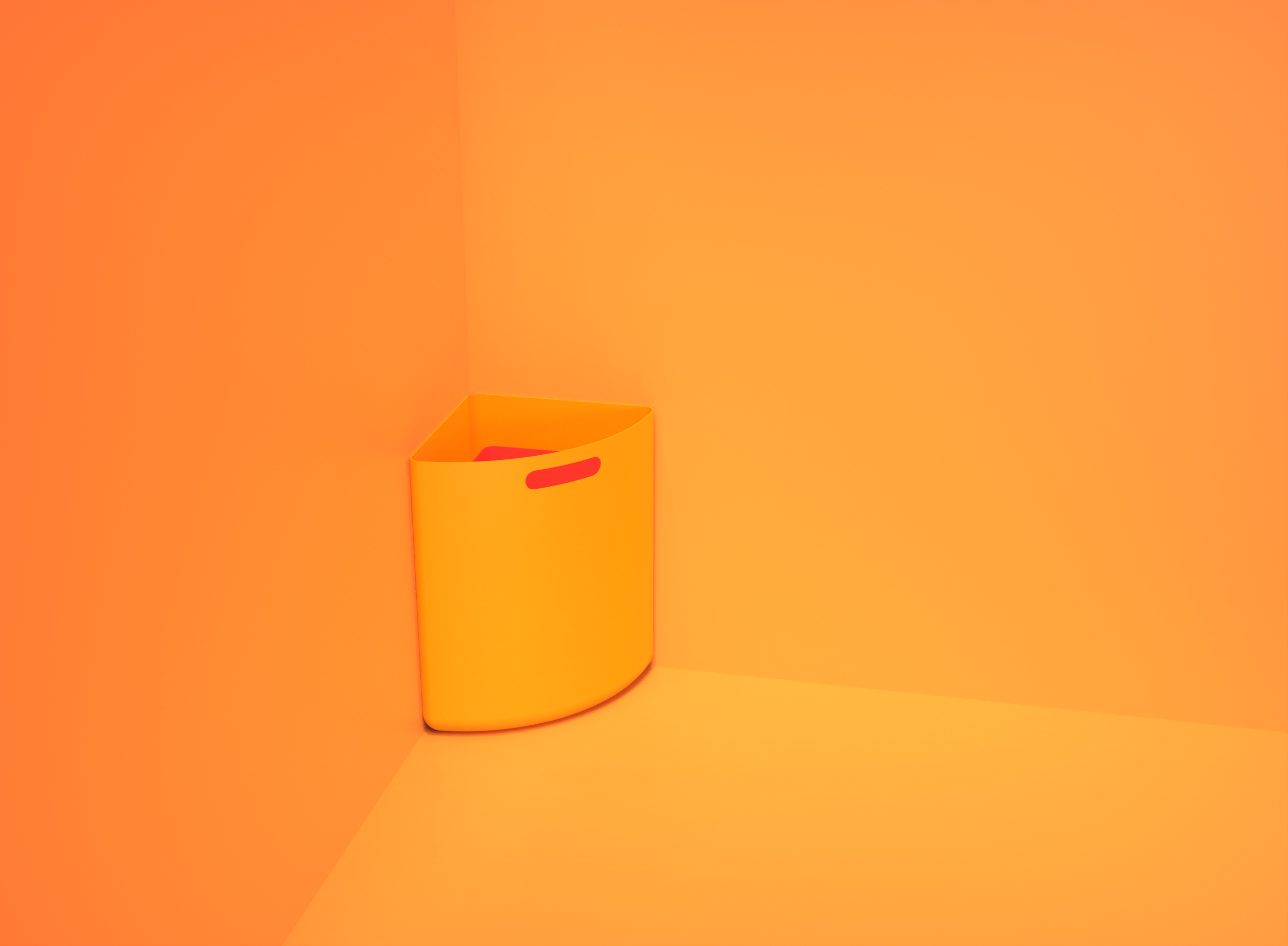 90 ° design，Orange cheese，modularization，refuse classification，