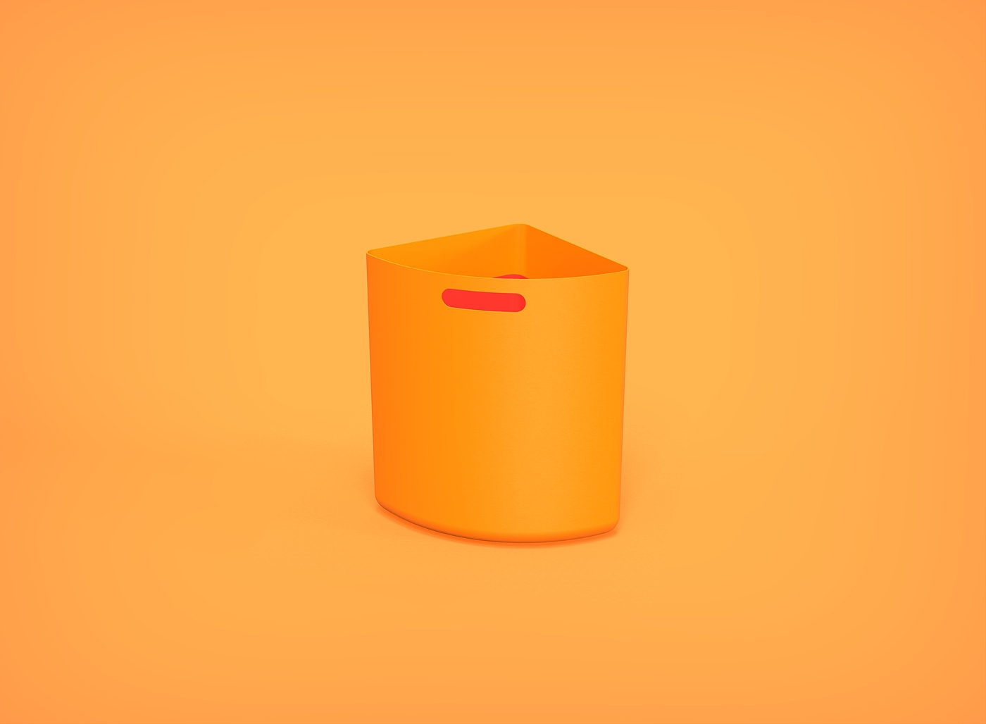 90 ° design，Orange cheese，modularization，refuse classification，