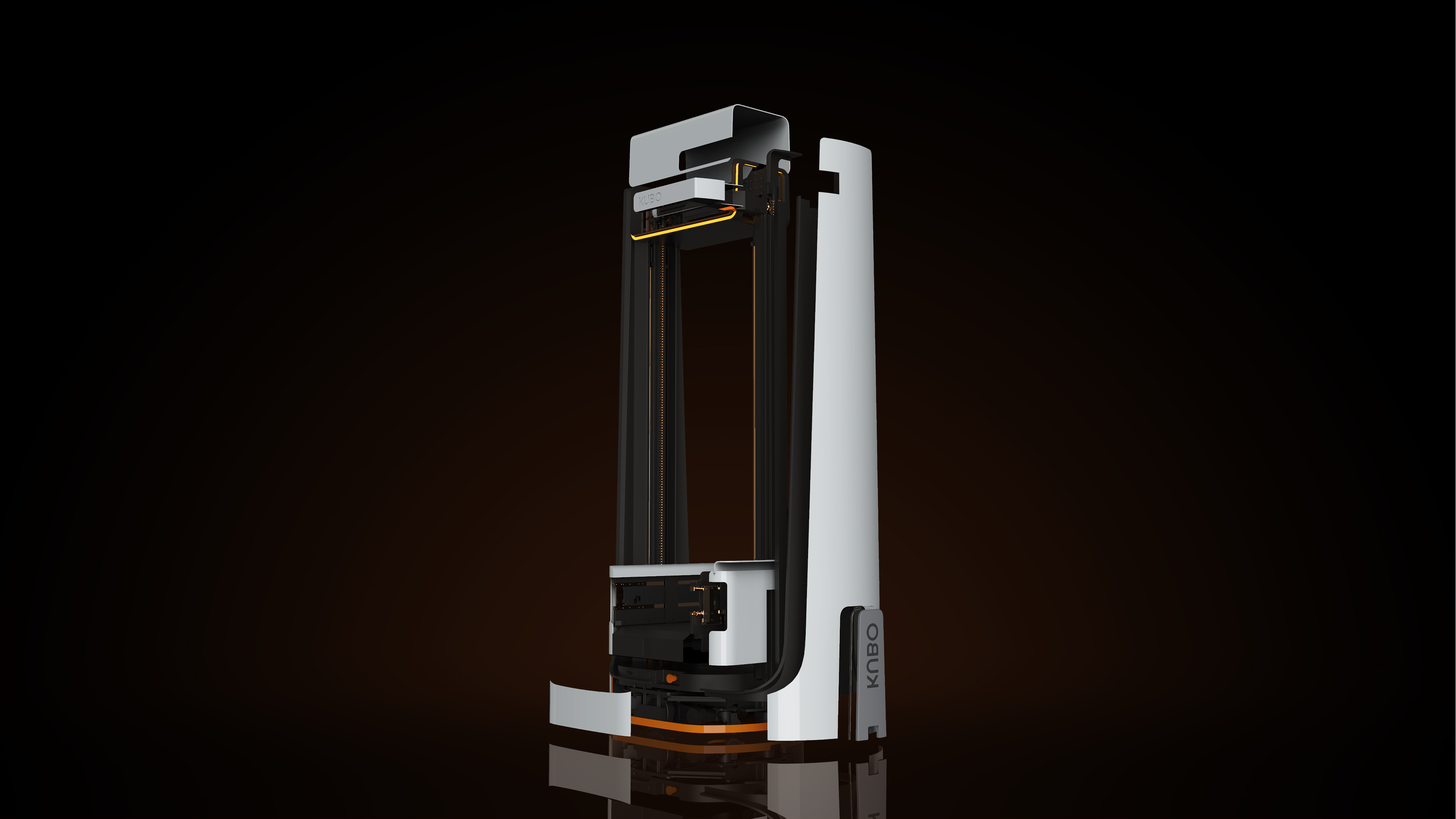 Hairou storage robot，Jiajian geometric industrial design，robot，artificial intelligence，