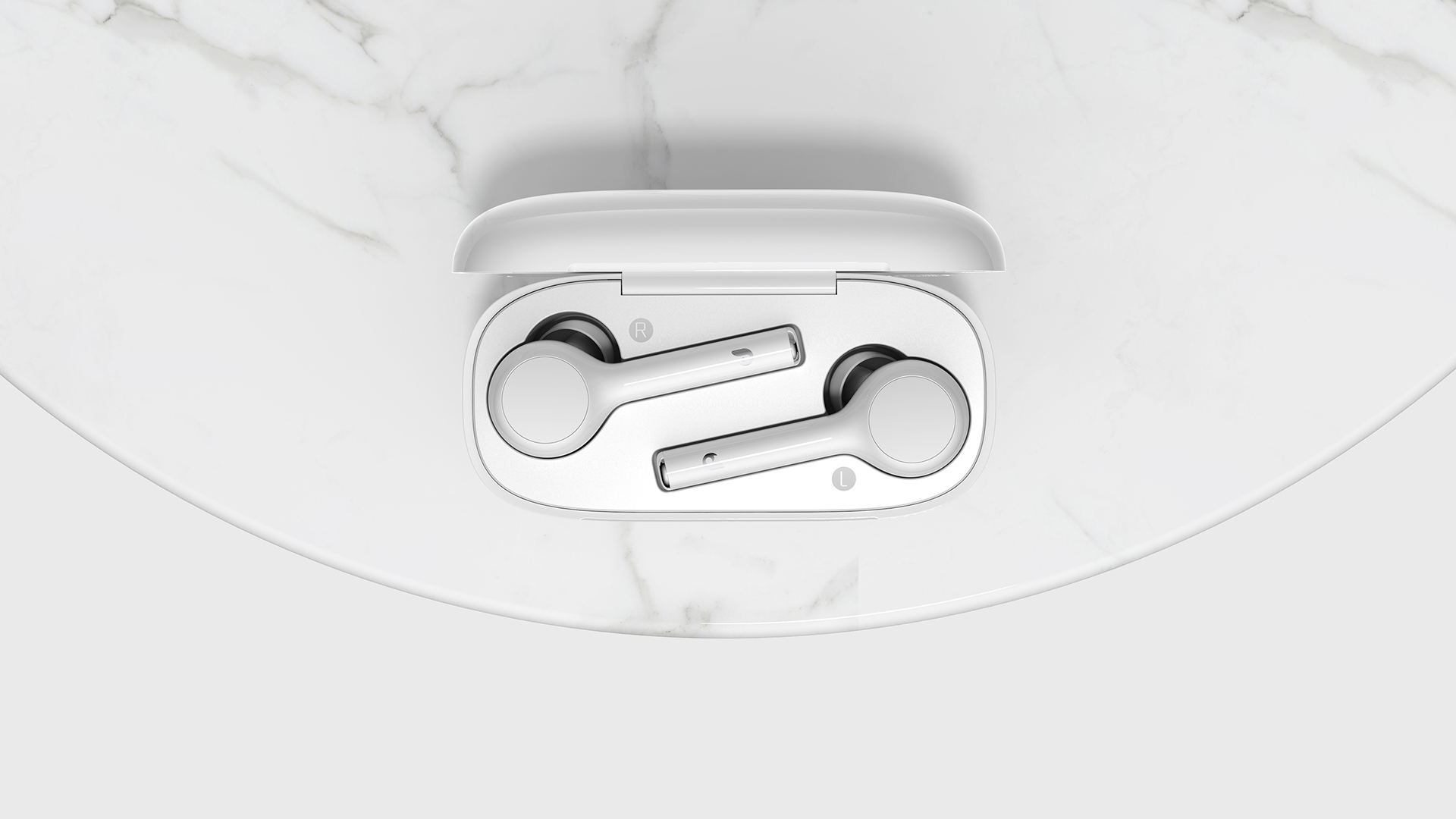 JD TWS headset，Jiajian geometric industrial design，Bluetooth headset，