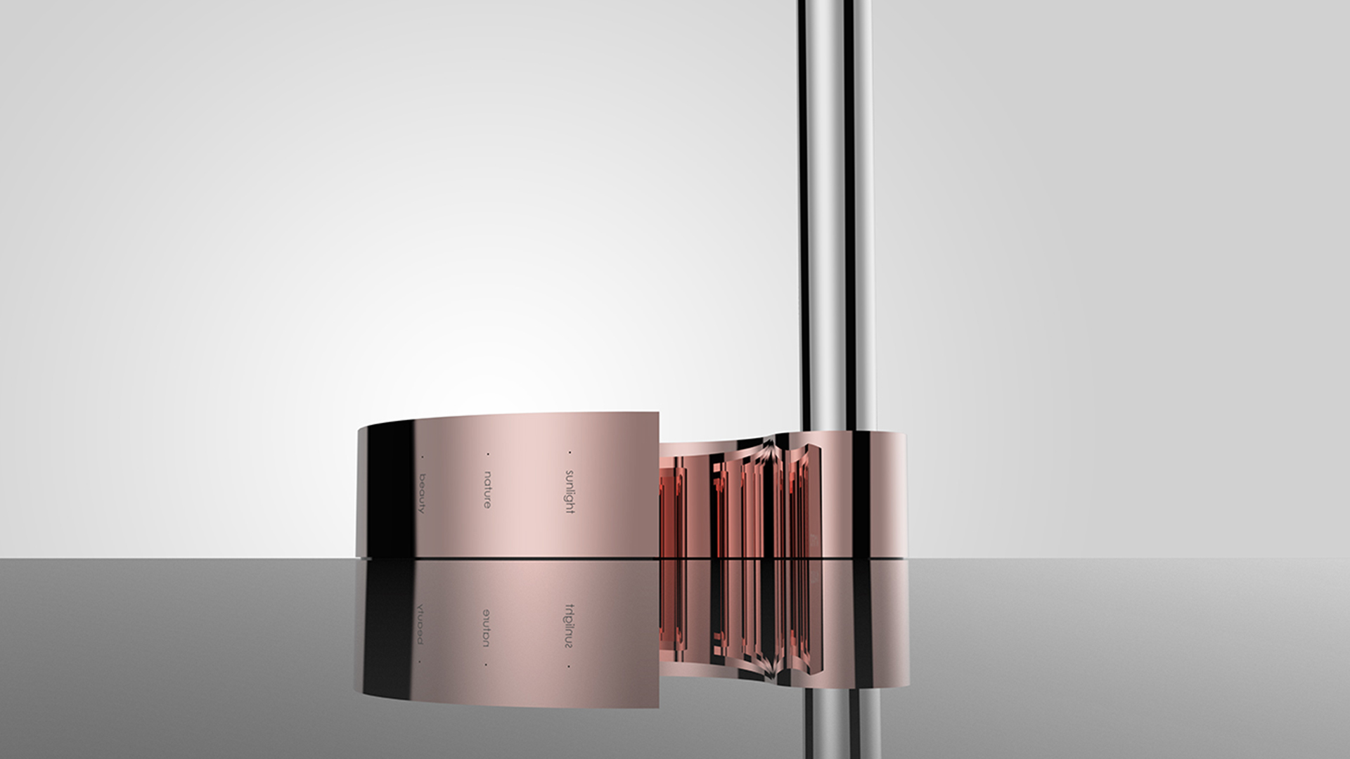 Jiajian geometric industrial design，Lamp mirror，mirror，Women's products，Beauty mirror，Cosmetic mirror，