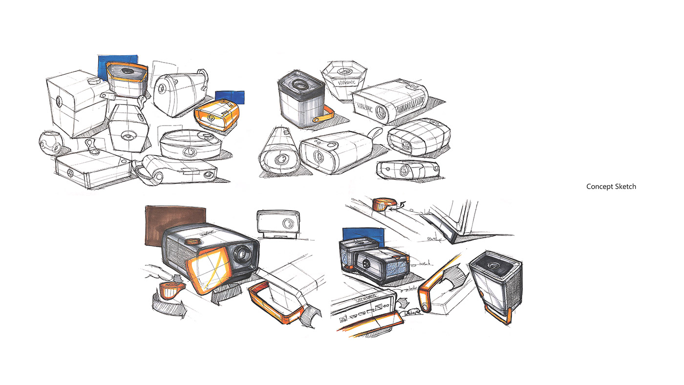 Projector，Compact and portable，household，