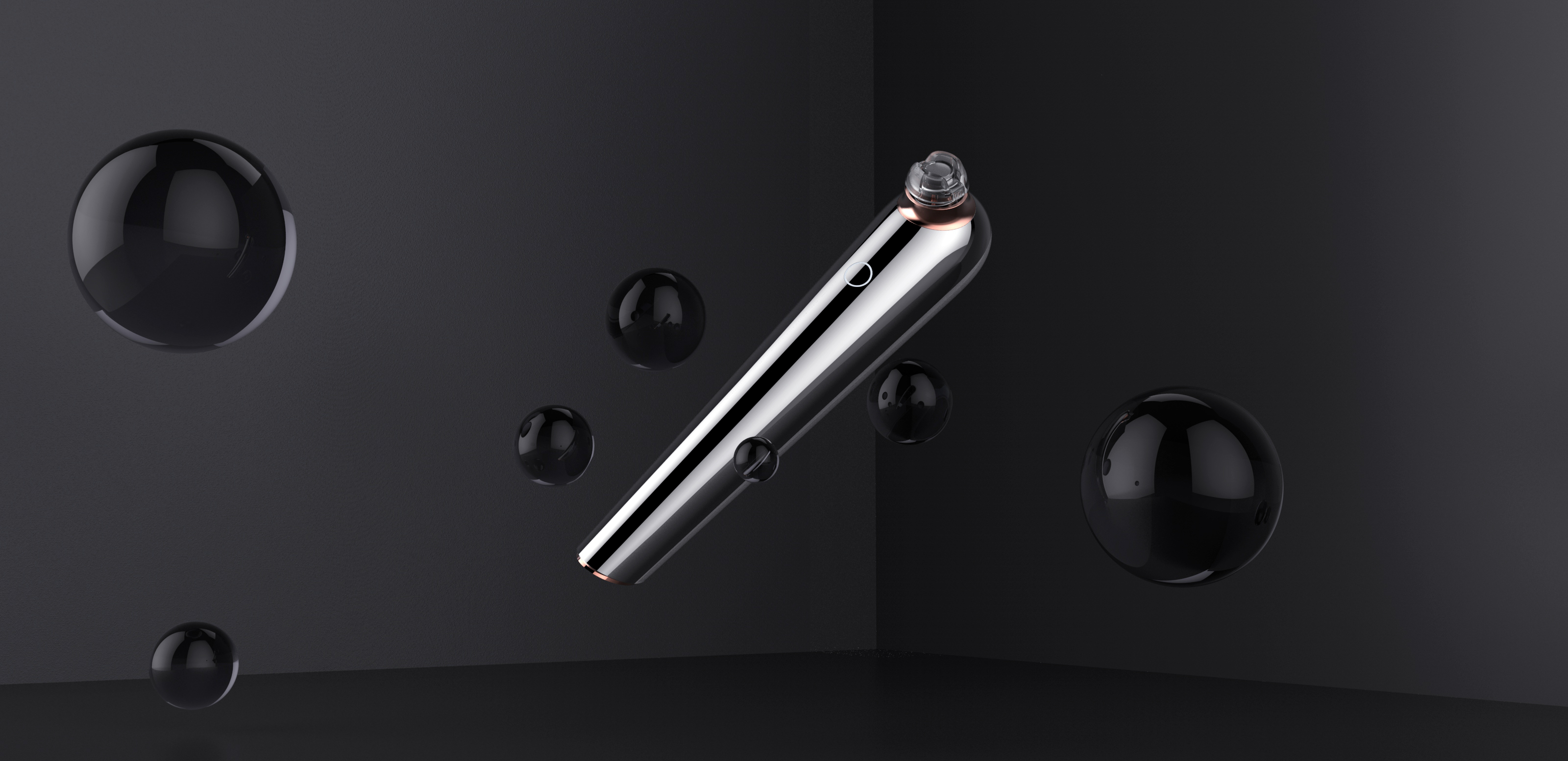 Beauty product design，product design，Jiajian geometric industrial design，Beauty instrument，cosmetic instrument，Lushiani microcrystalline eye peripheral water light machine，