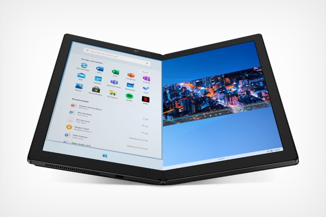 lenovo，association，black，ThinkPad X1 Fold，Flat，fold，