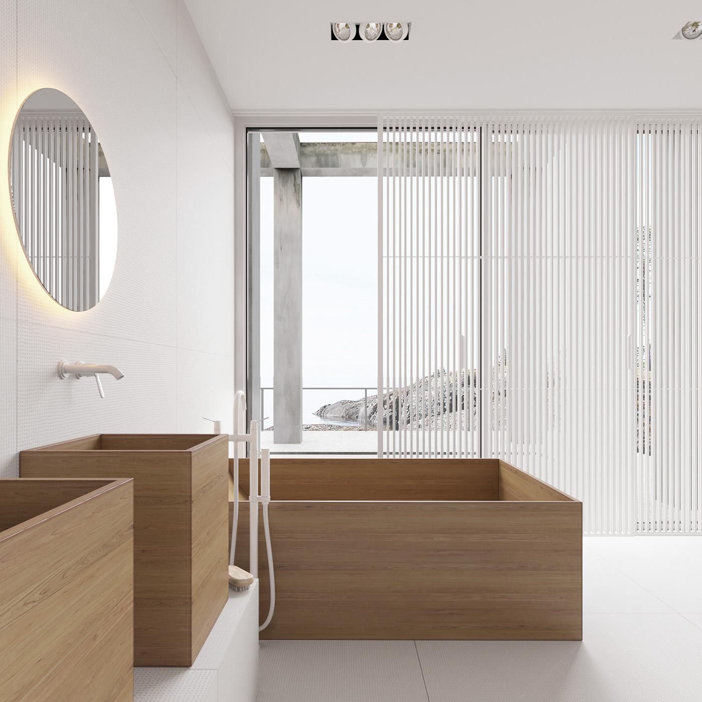 Minimalist，white，renovation，House PS3H，Igor Sirotov，residence，