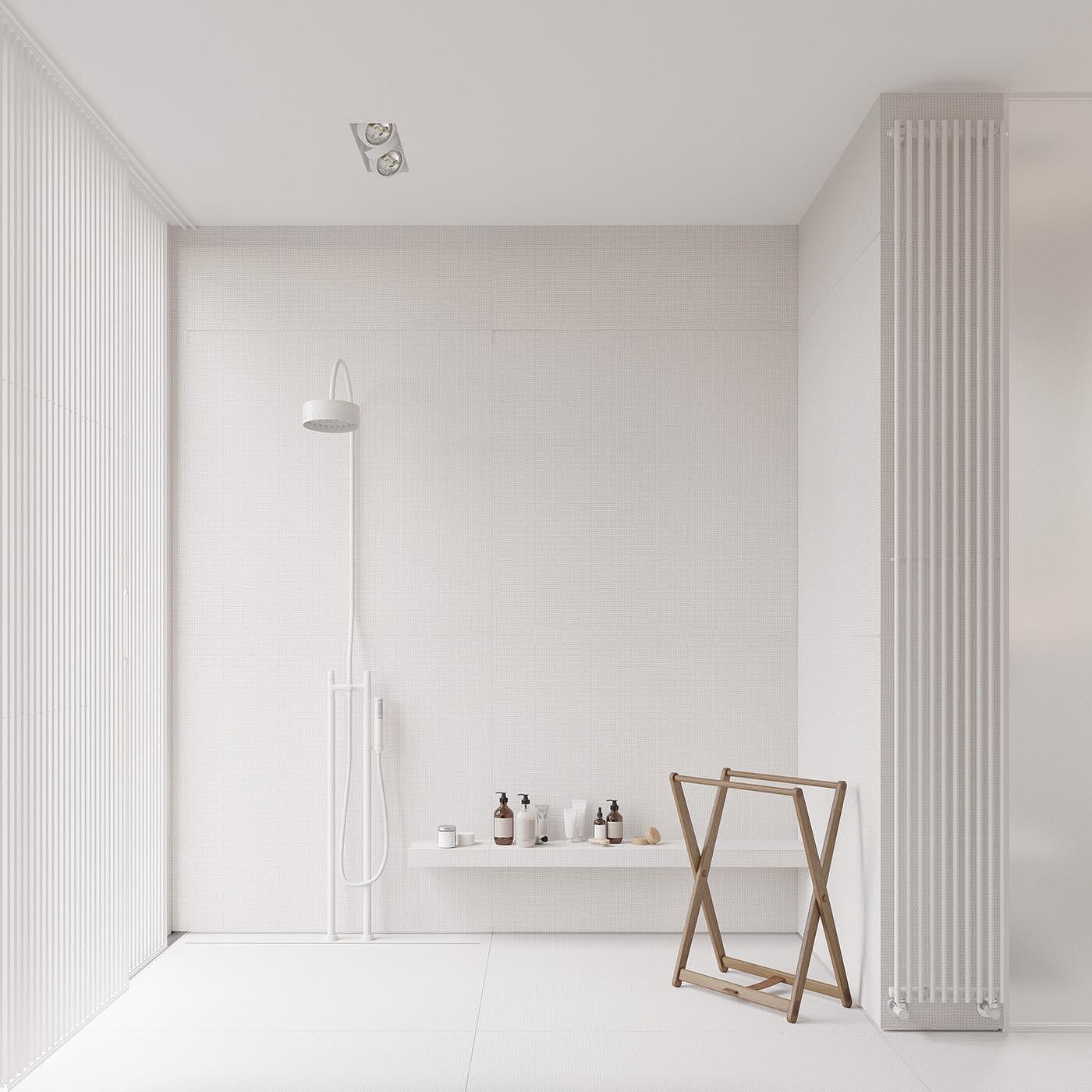 Minimalist，white，renovation，House PS3H，Igor Sirotov，residence，