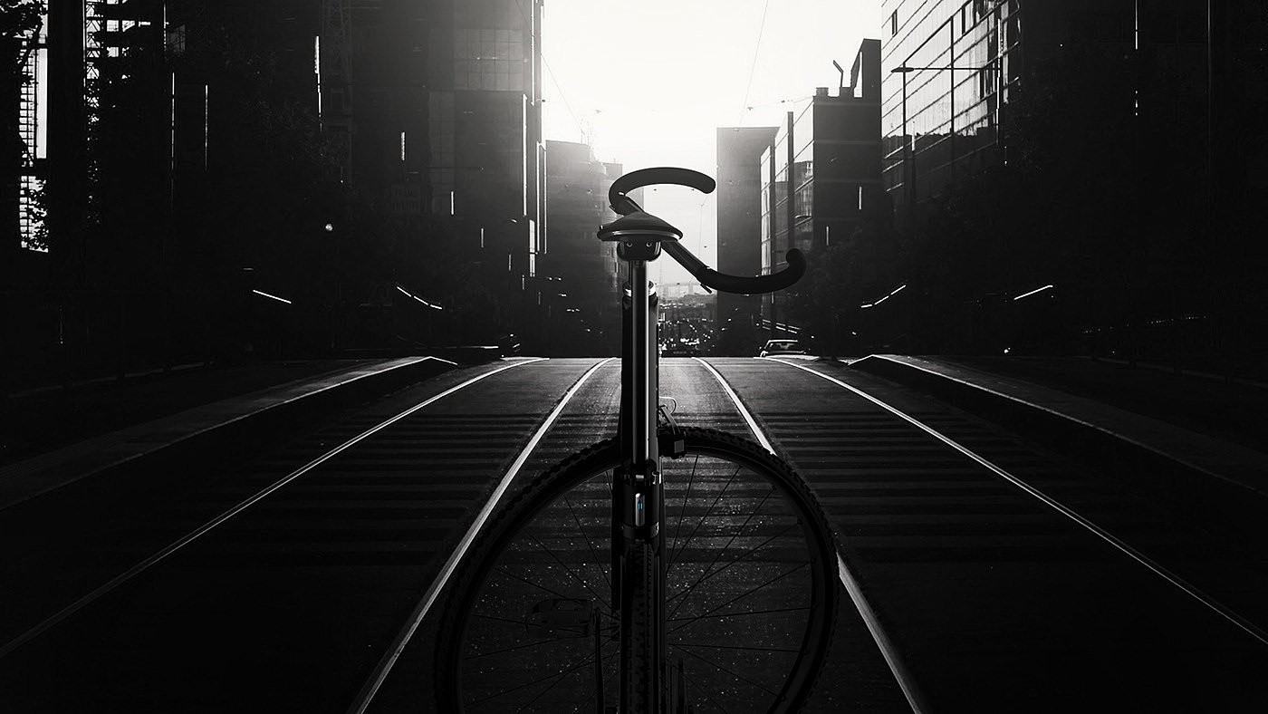 Bicycle，black，Joong Kim，Electric，city，