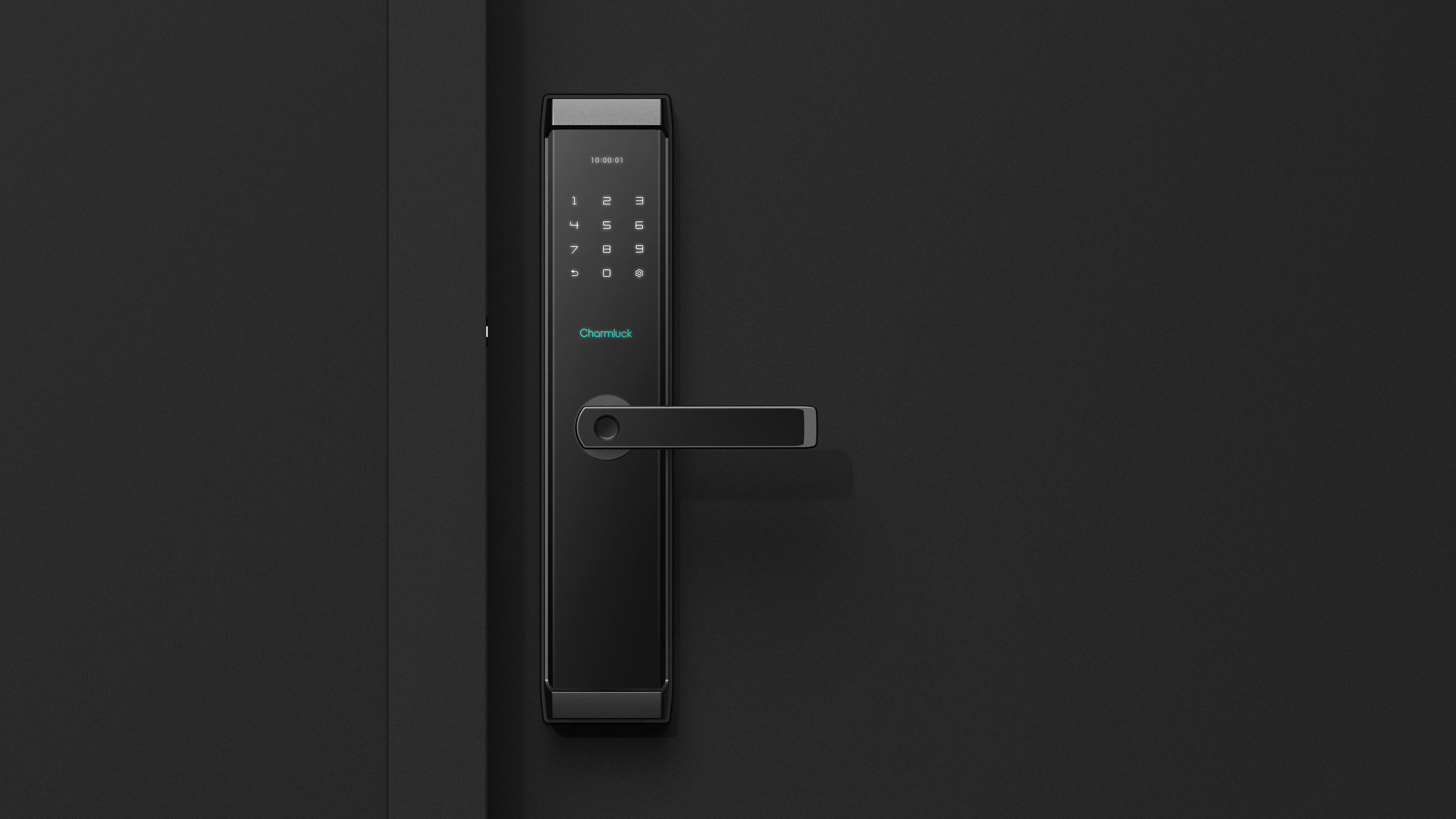 Intelligent door lock，Fingerprint lock，Jiajian geometric industrial design，