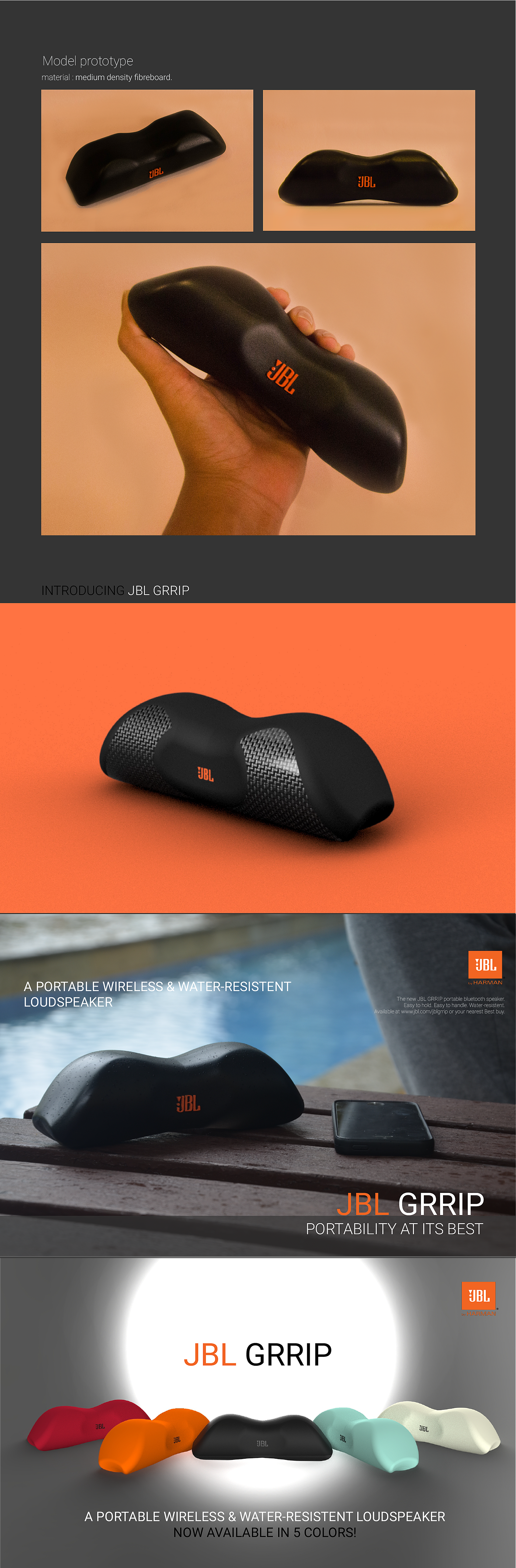 sound，speaker，delicate，waterproof，jbl，product design，smooth，