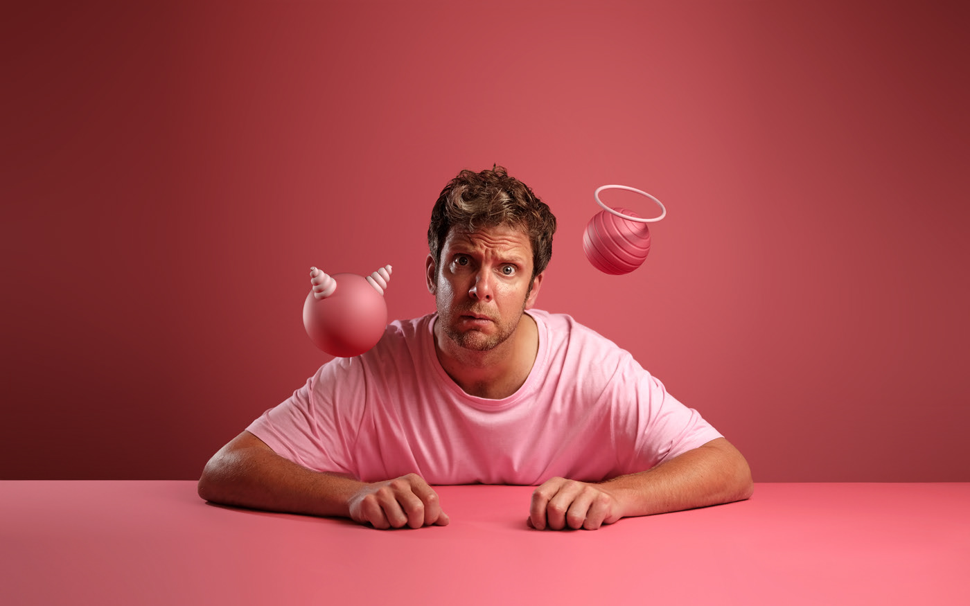 Pink，originality，modeling，