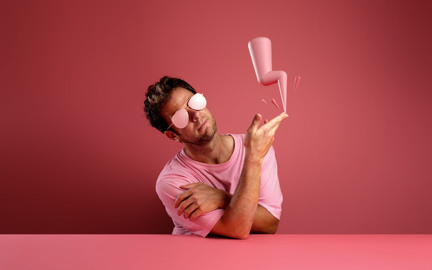 Pink，originality，modeling，