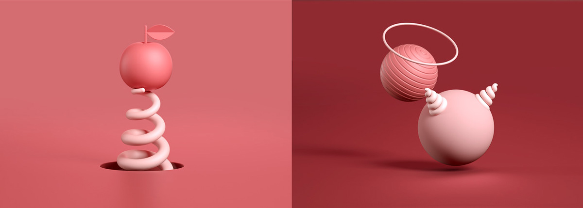 Pink，originality，modeling，