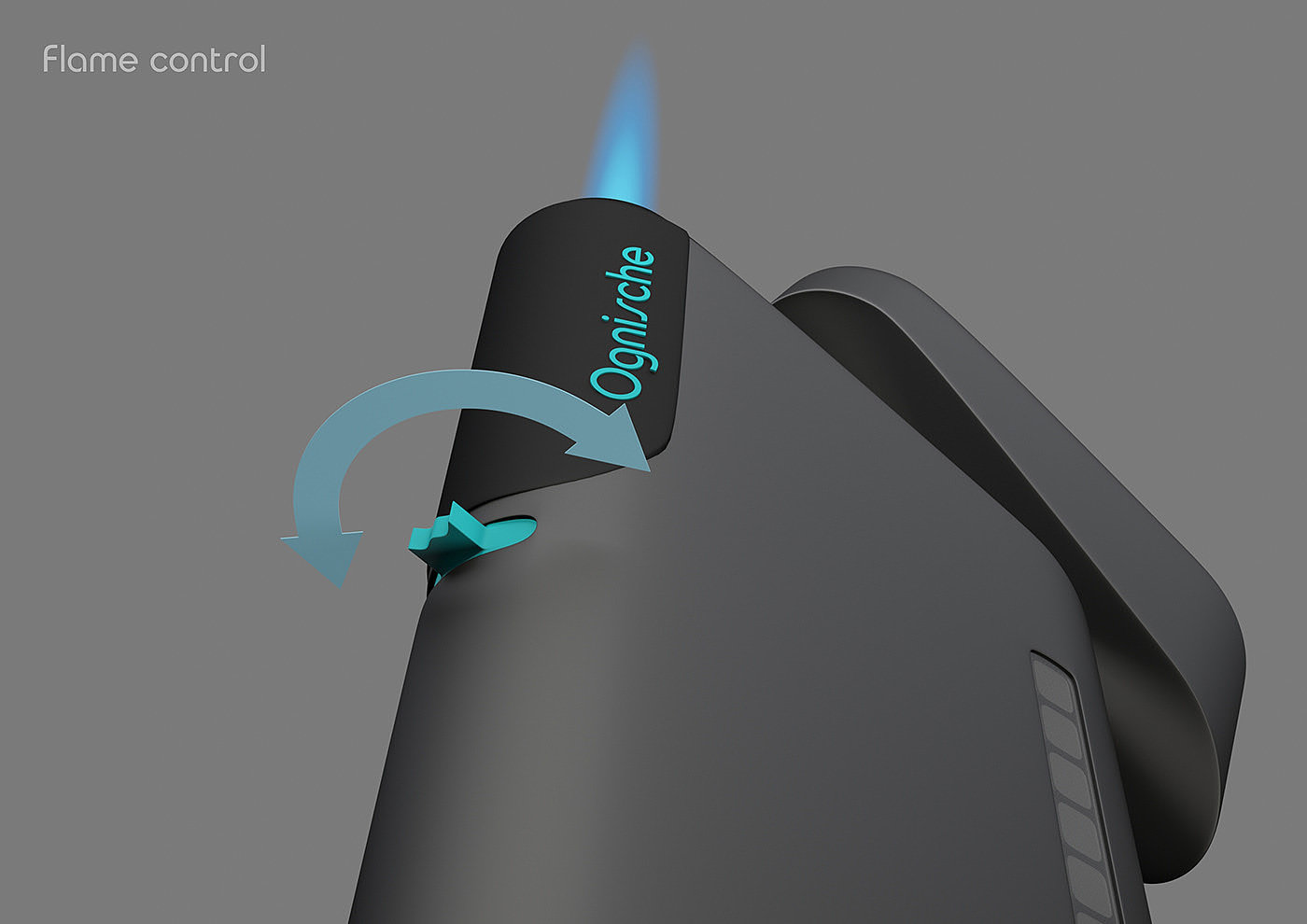 Turbo lighter，Andrey Borisov，lighter，modeling，Render，