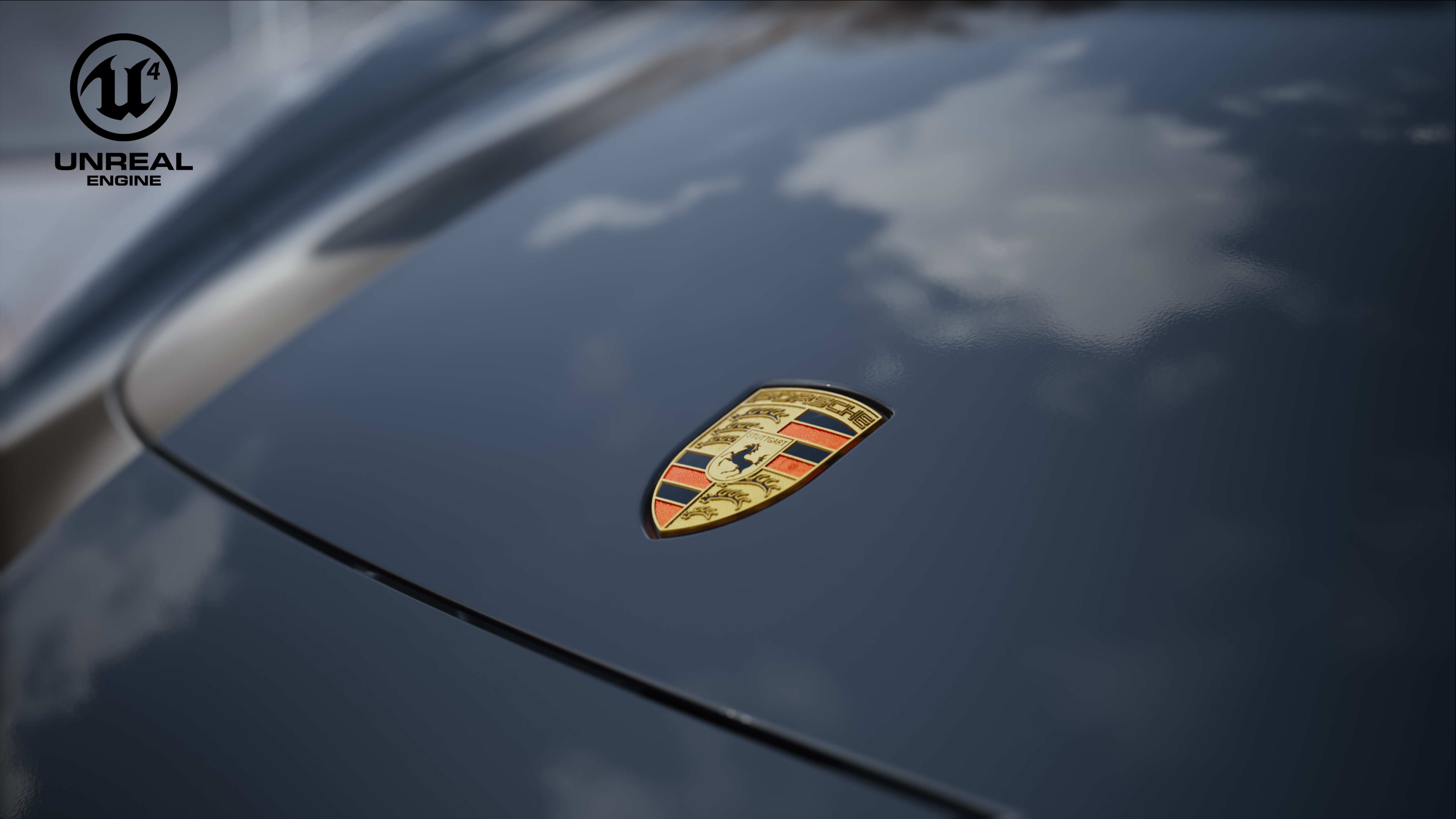 animation，Porsche，porsche，vehicle，car，UnrealEngine，UE4，