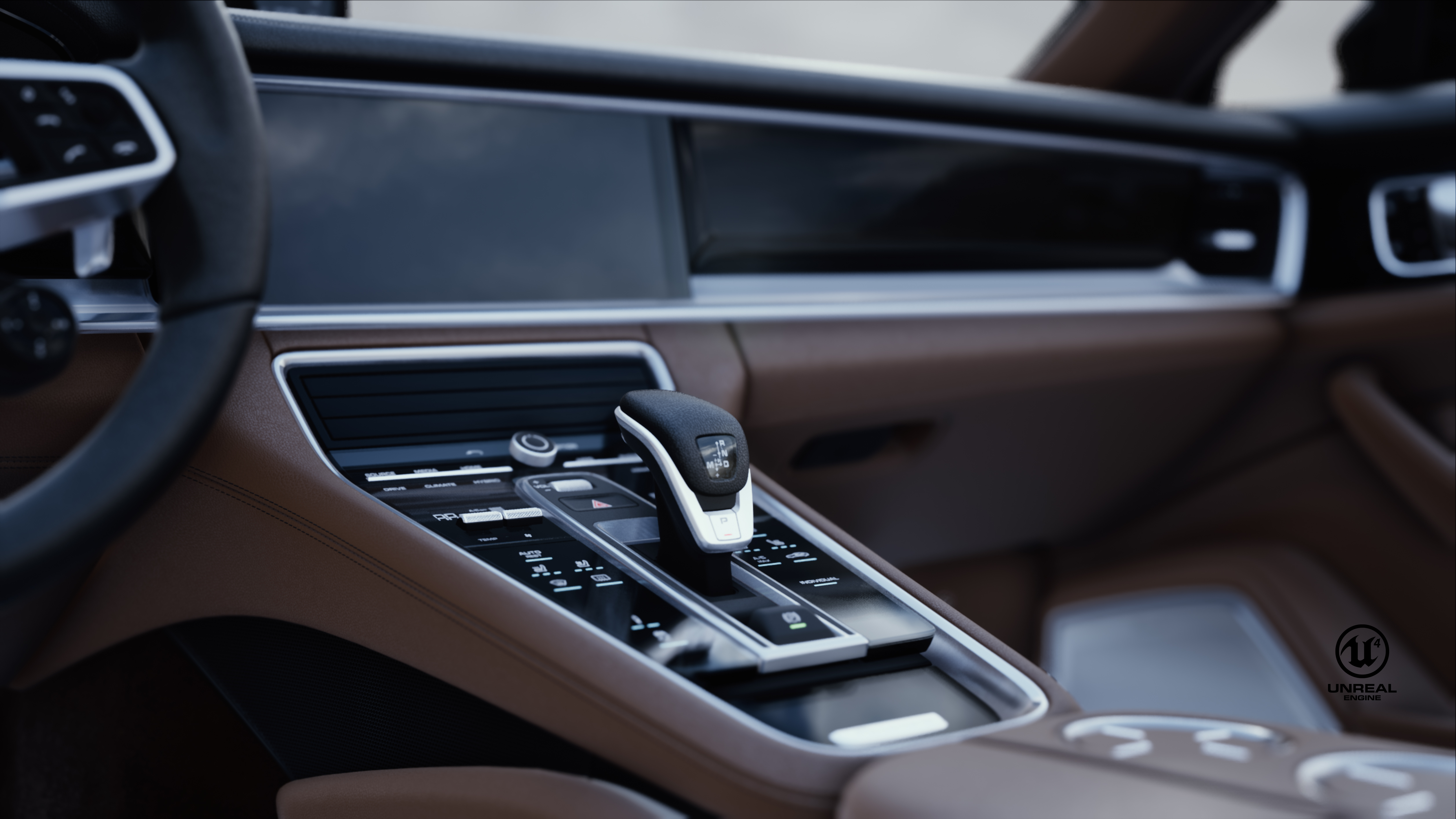 animation，Porsche，porsche，vehicle，car，UnrealEngine，UE4，