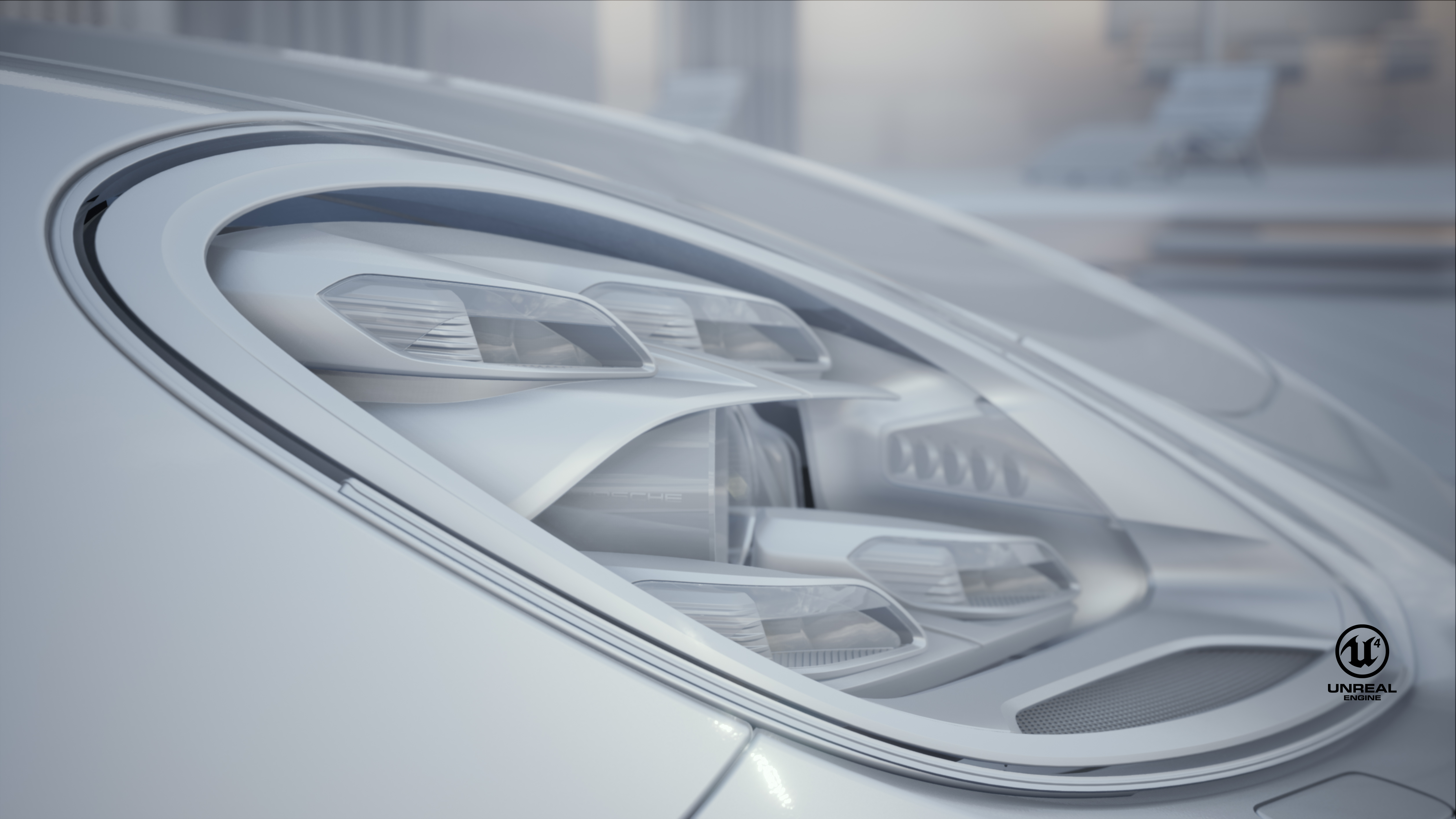 animation，Porsche，porsche，vehicle，car，UnrealEngine，UE4，