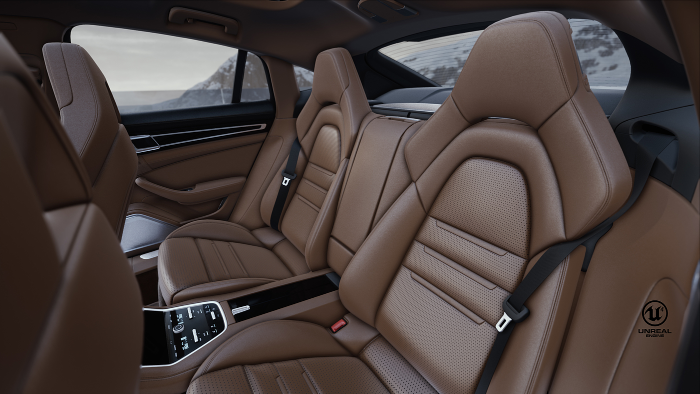 animation，Porsche，porsche，vehicle，car，UnrealEngine，UE4，