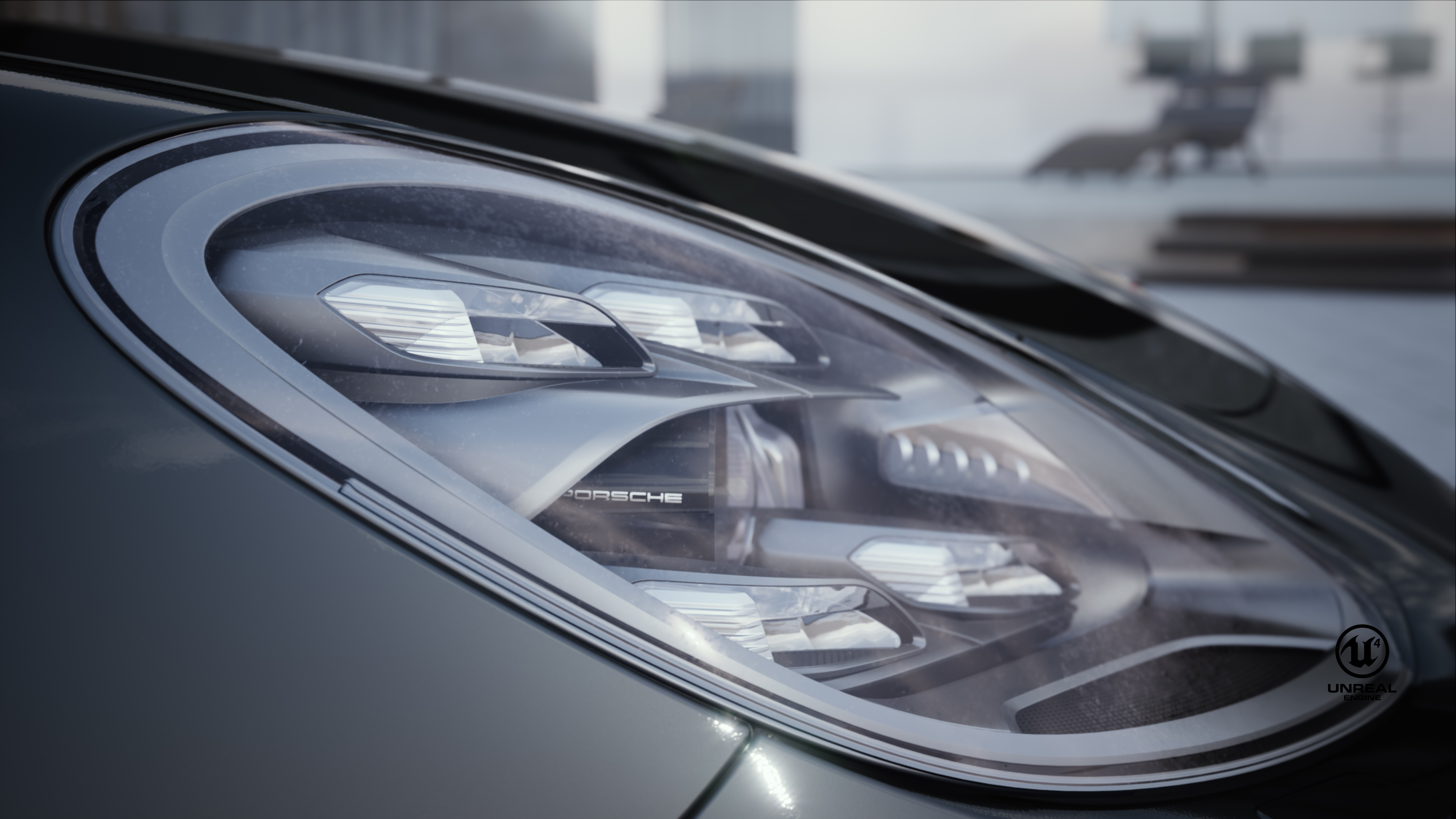 animation，Porsche，porsche，vehicle，car，UnrealEngine，UE4，