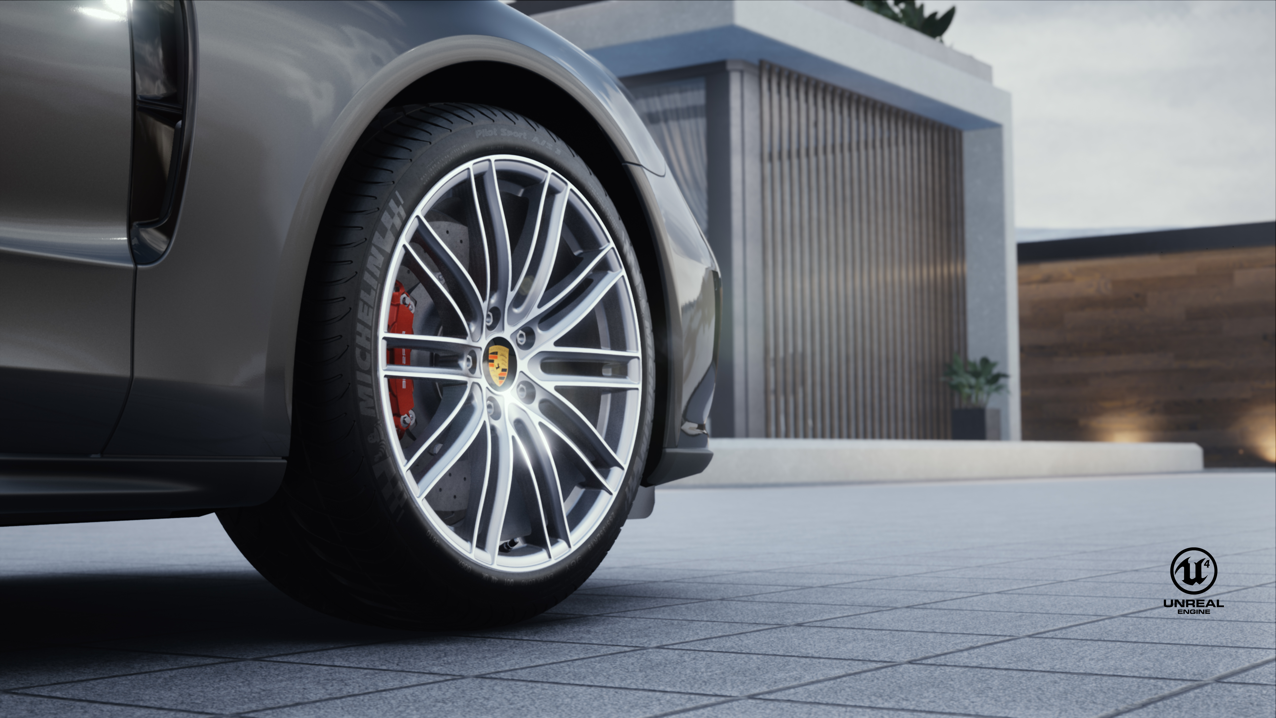animation，Porsche，porsche，vehicle，car，UnrealEngine，UE4，