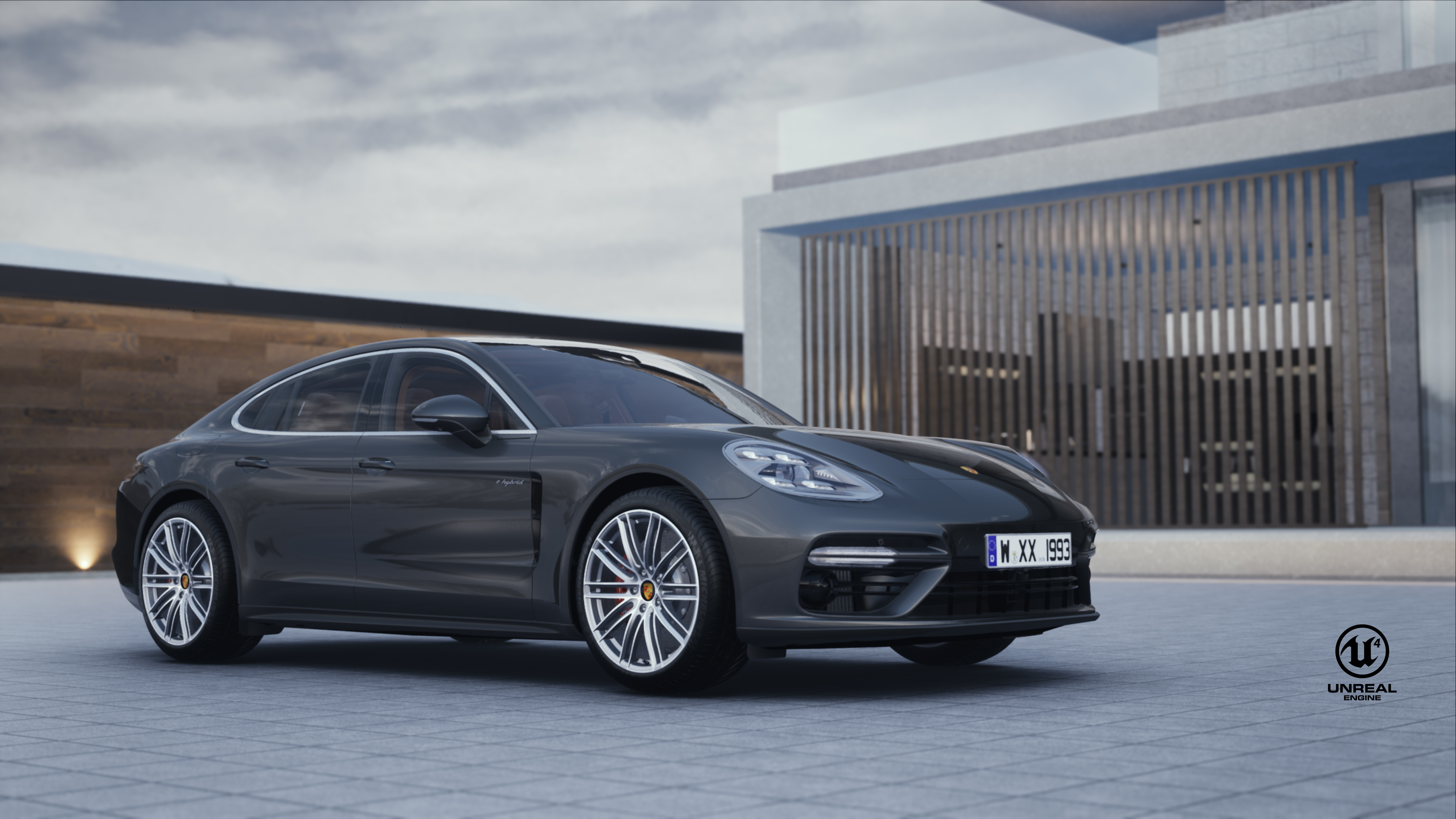 animation，Porsche，porsche，vehicle，car，UnrealEngine，UE4，