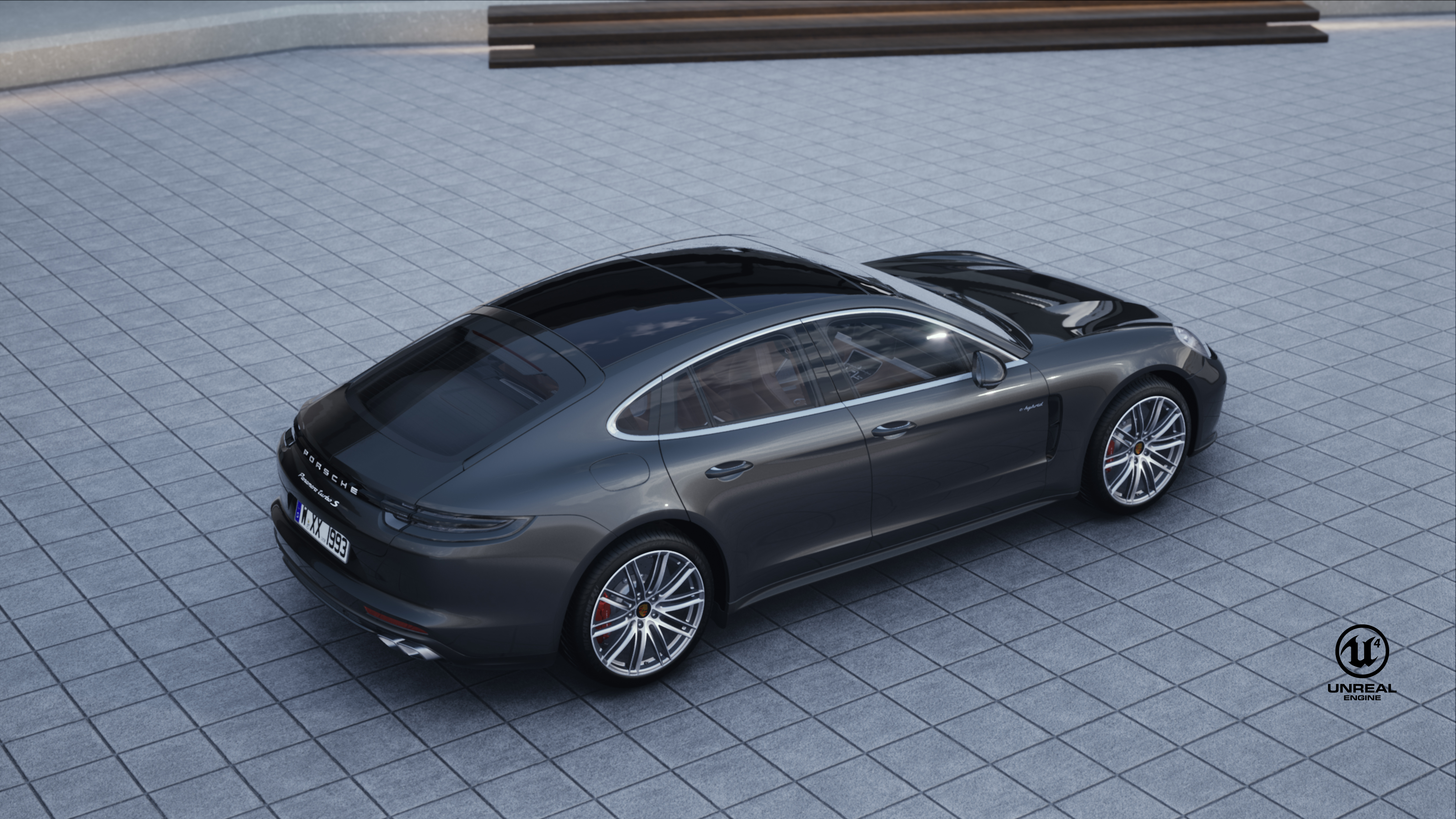 animation，Porsche，porsche，vehicle，car，UnrealEngine，UE4，