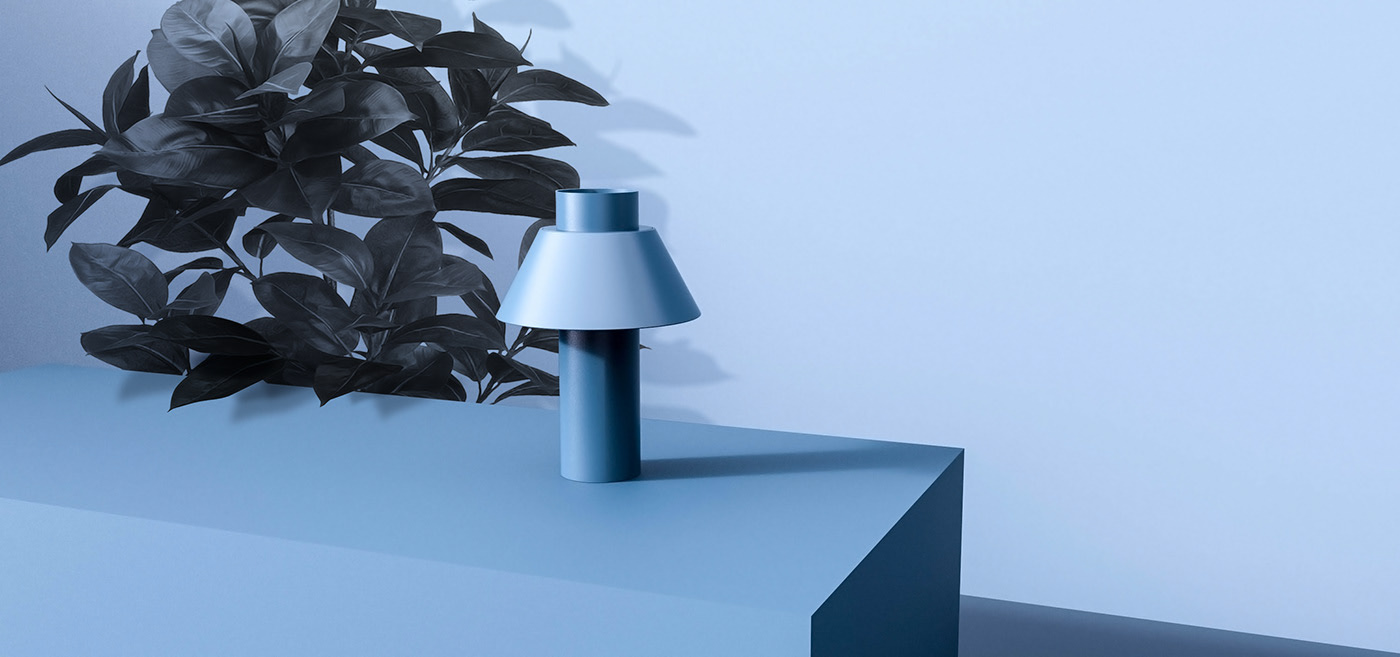 Benjamin Fournier，Lighting，lighting，SILO，Desk lamp，Metal，geometry，Minimalist，