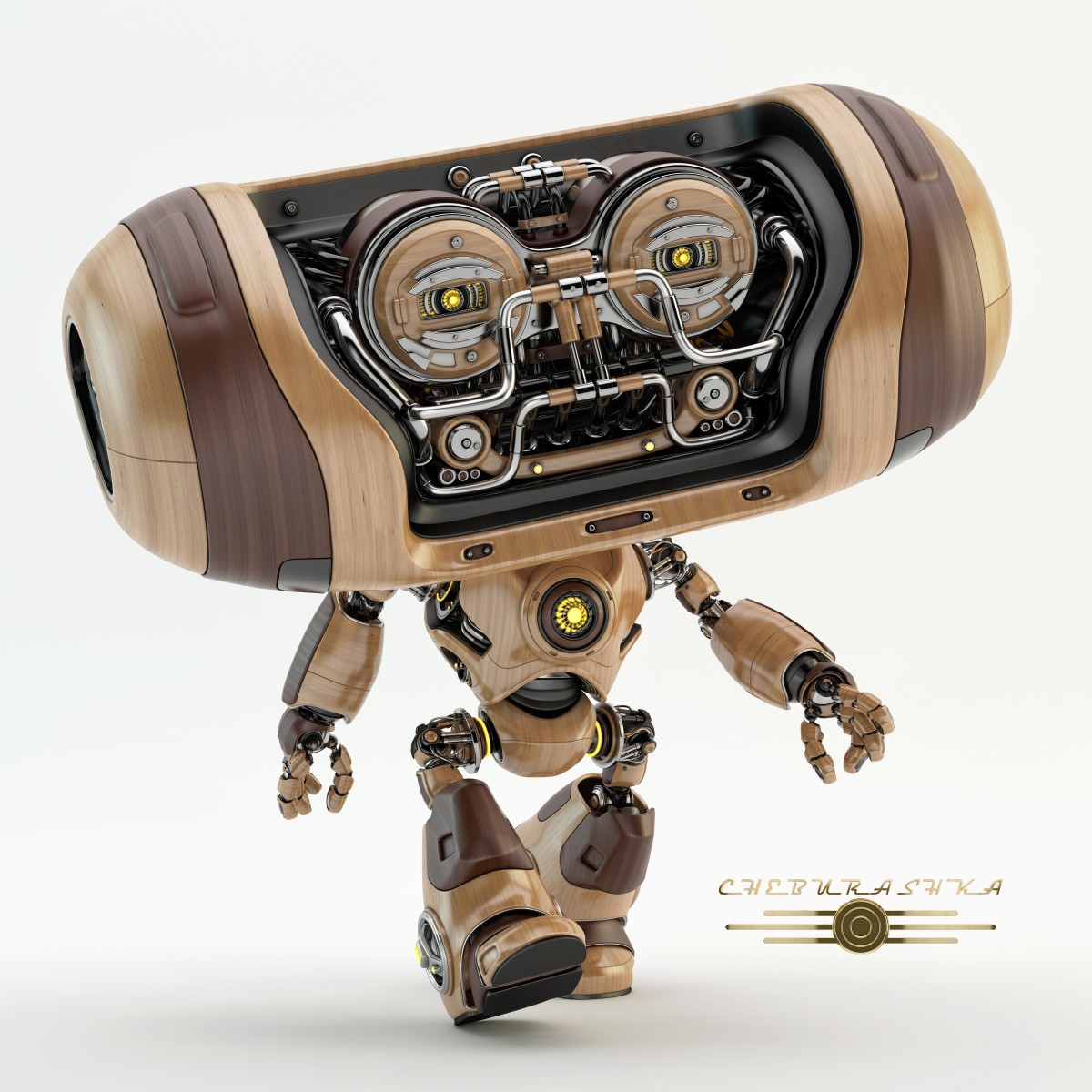 modeling，role，Retro，Big head robot，Vladislav Ociacia，