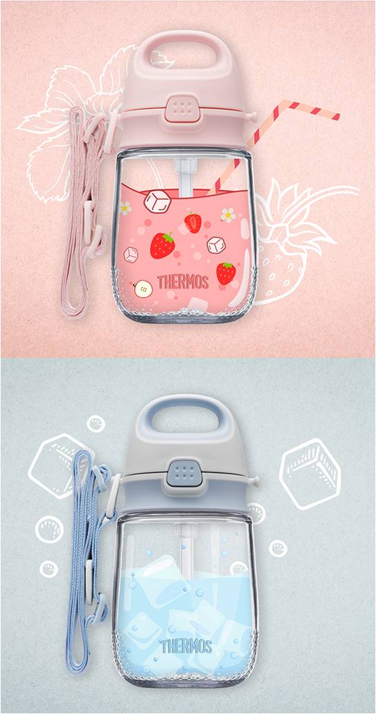 Food magician children's water cup，