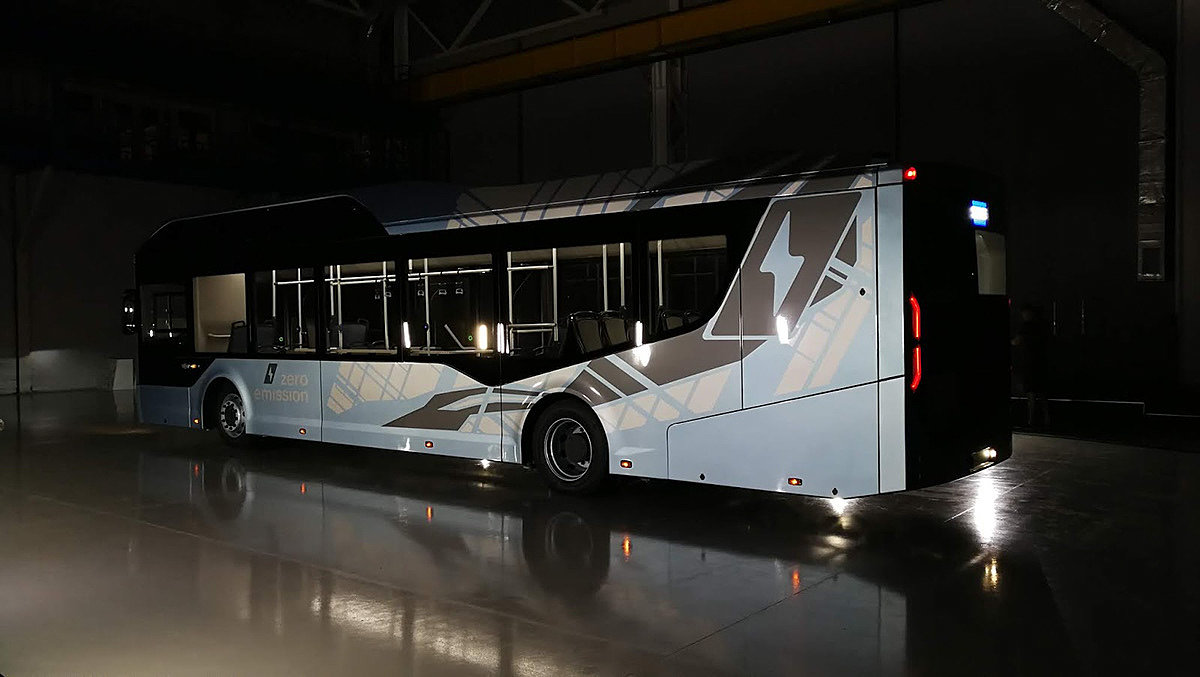 Render，modeling，Electric bus，bus，