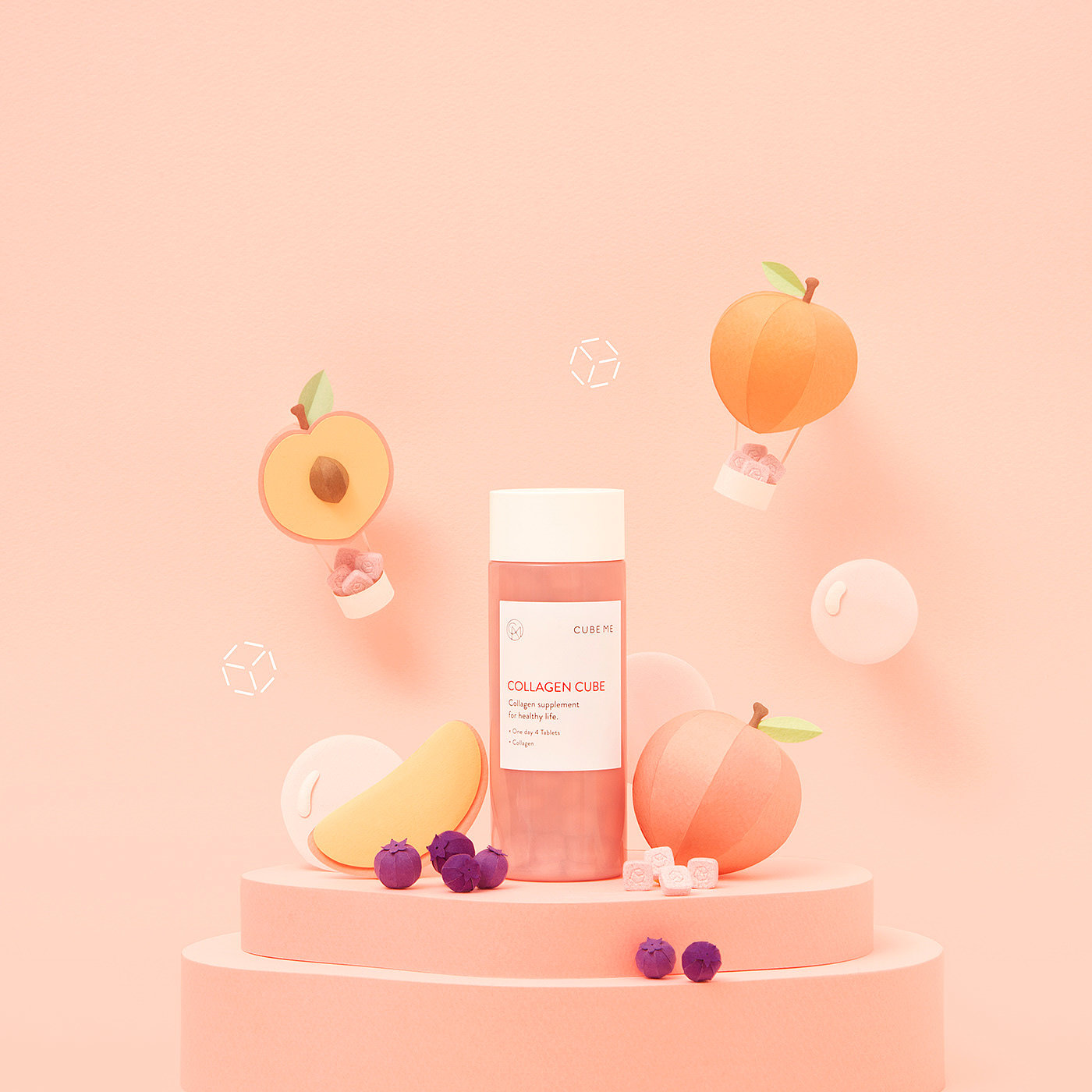 Fruits，Freeze frame animation，advertisement，plane，poster，Cosmetics，